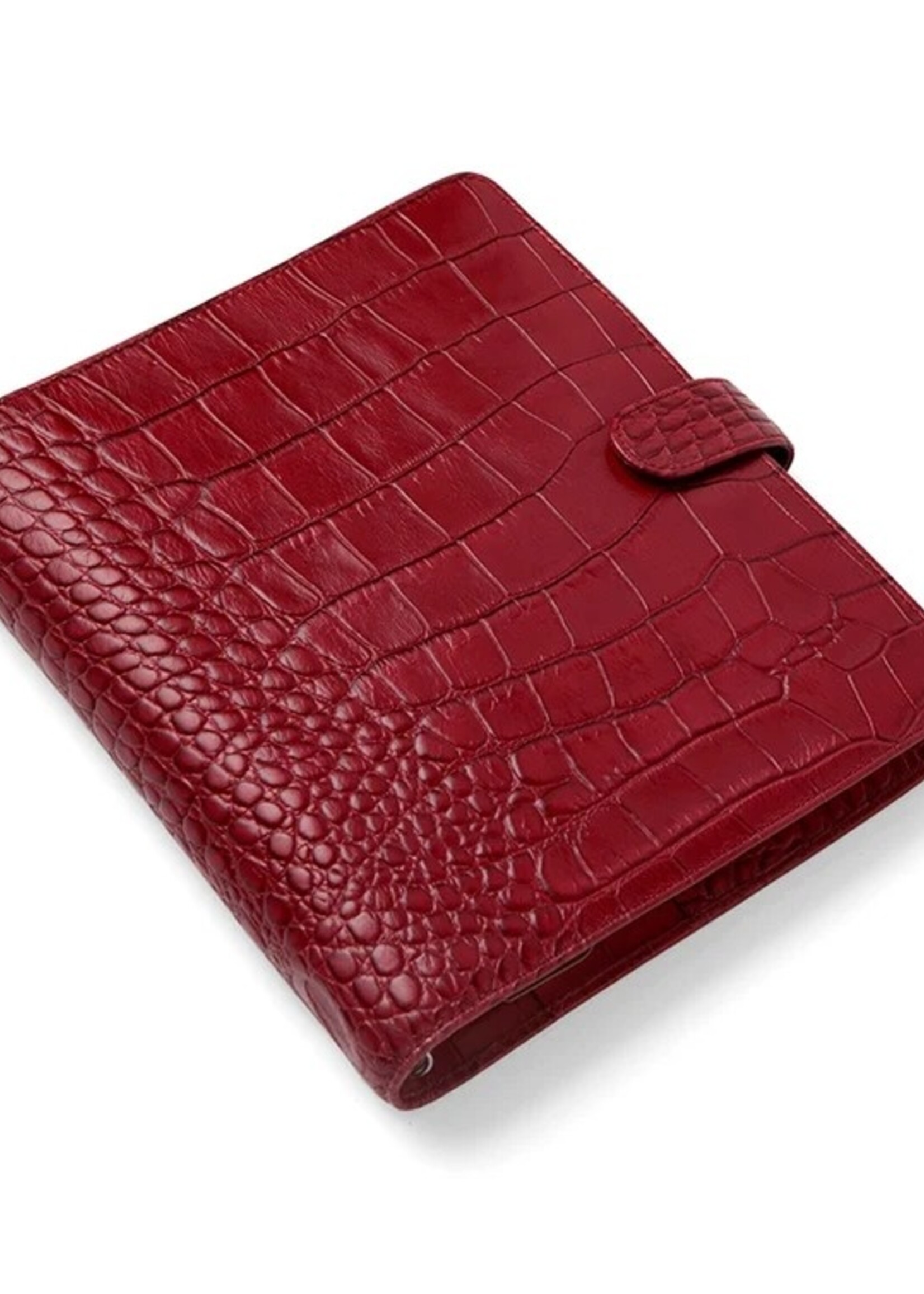 Filofax Classic Croc Organiser A5, Cherry