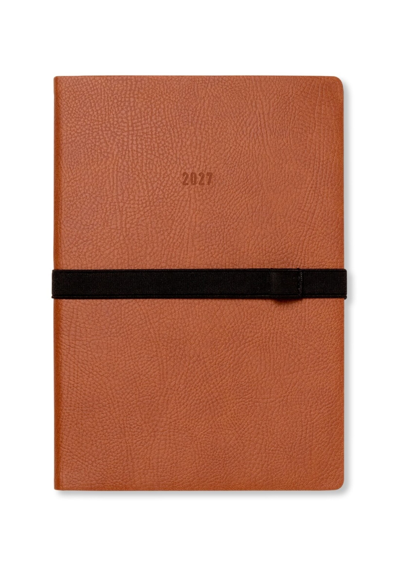 Letts by Filofax Letts Buchkalender Oslo A5 2026, 1 Woche / 2 Seiten, mehrsprachig, Tan (Cognac)