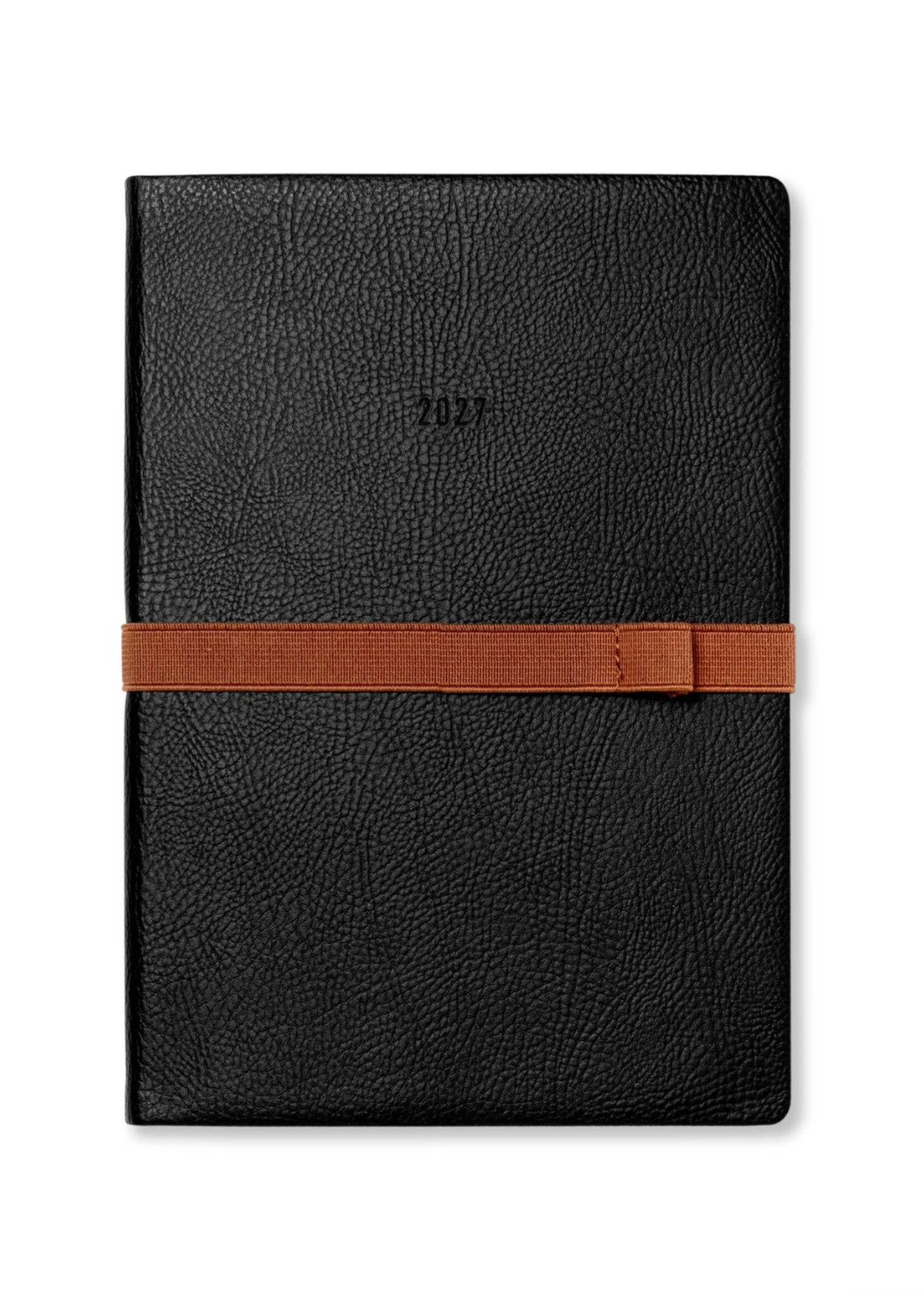 Letts by Filofax Letts Buchkalender Oslo A5 2026, 1 Woche / 2 Seiten, mehrsprachig, Schwarz