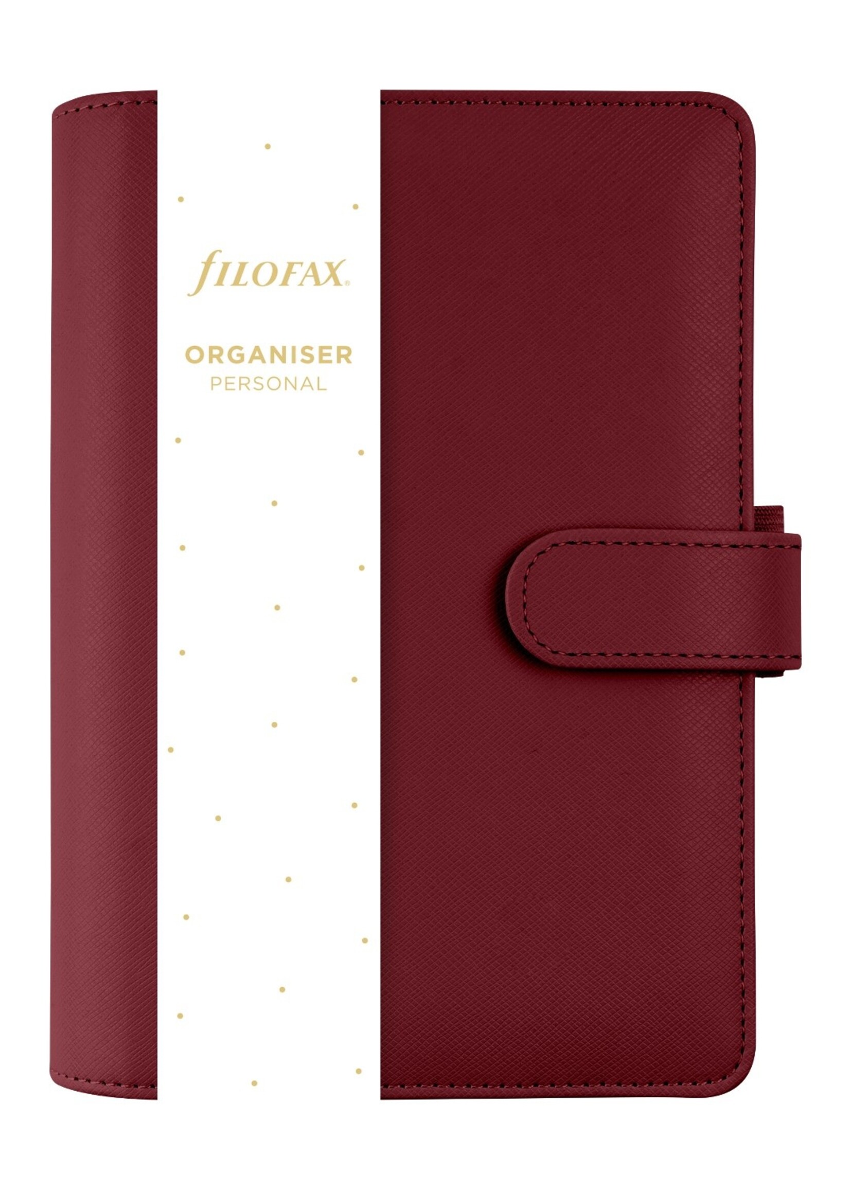 Filofax Saffiano Organiser Personal, Dark Cherry (Dunkelkirsch), Modular