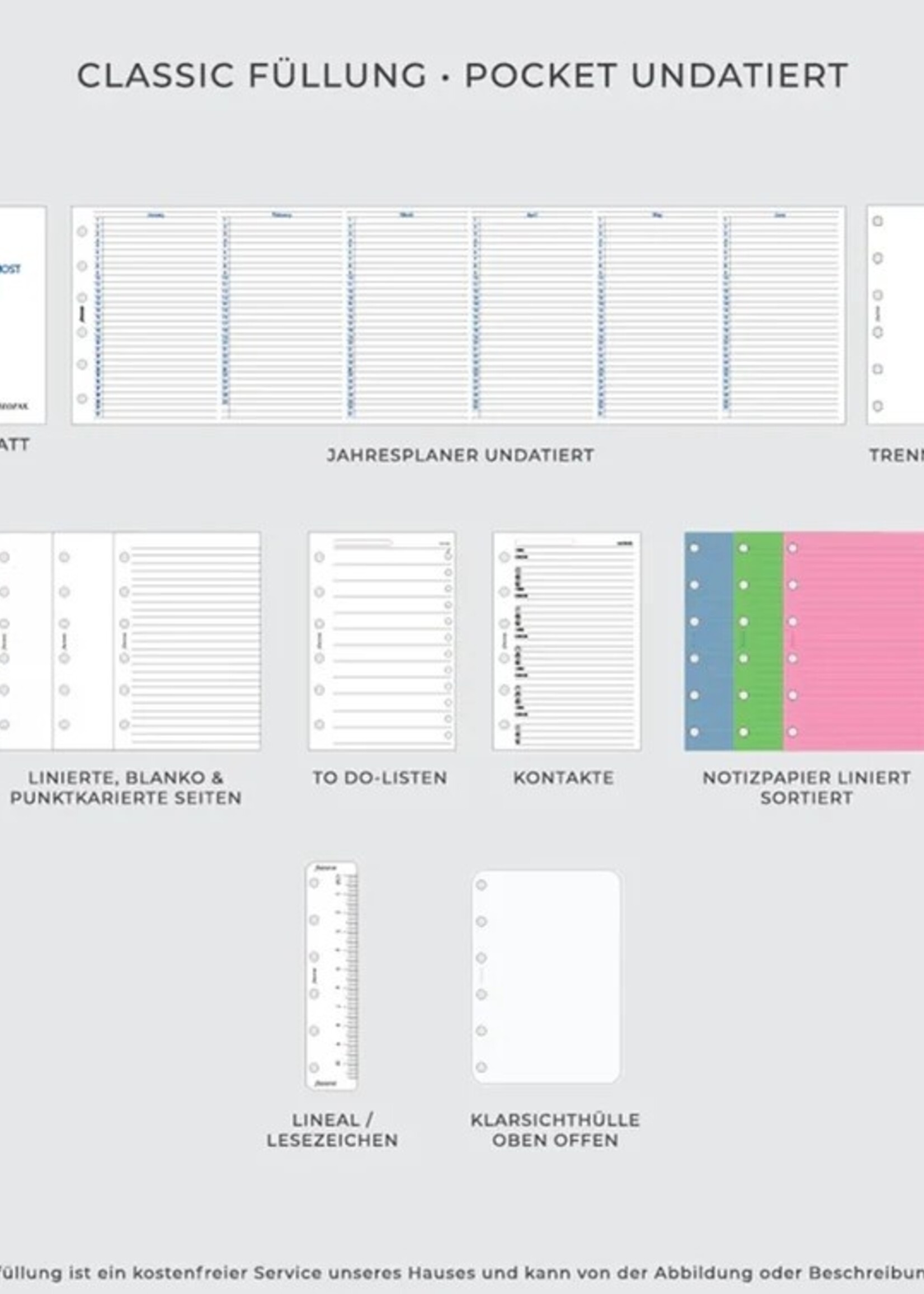 Filofax Metropol Organiser Pocket Modular, Rot