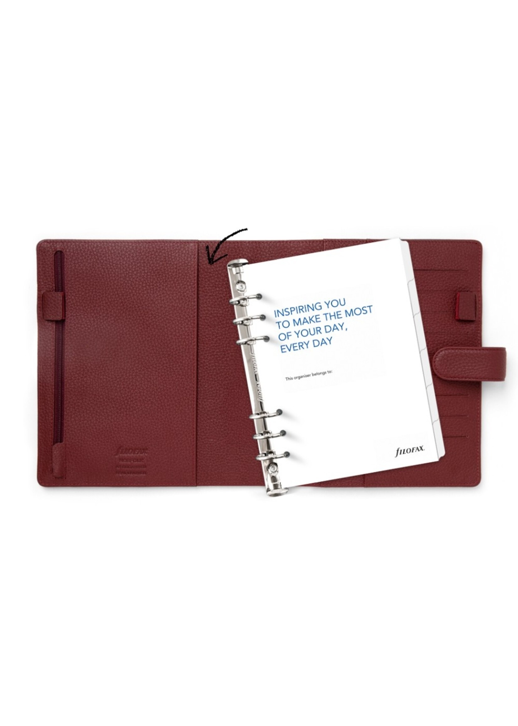 Filofax Norfolk A5 Organiser Currant
