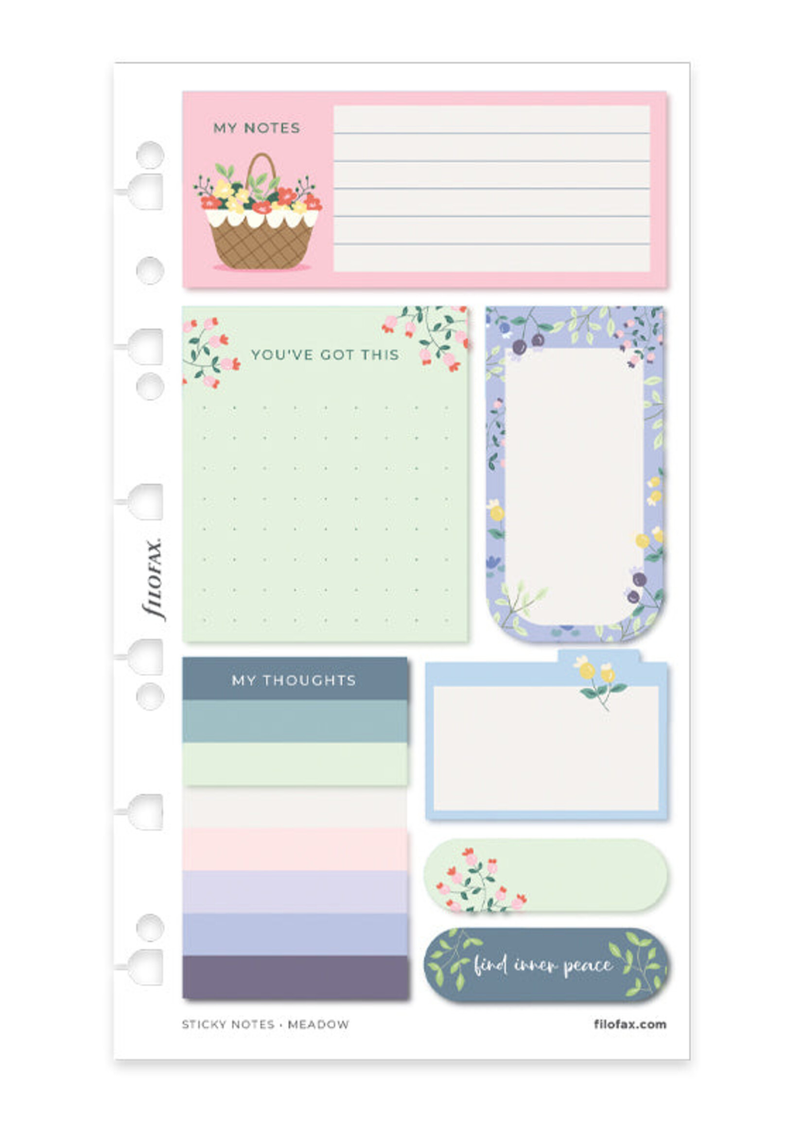 Filofax Meadow Sticky Notes