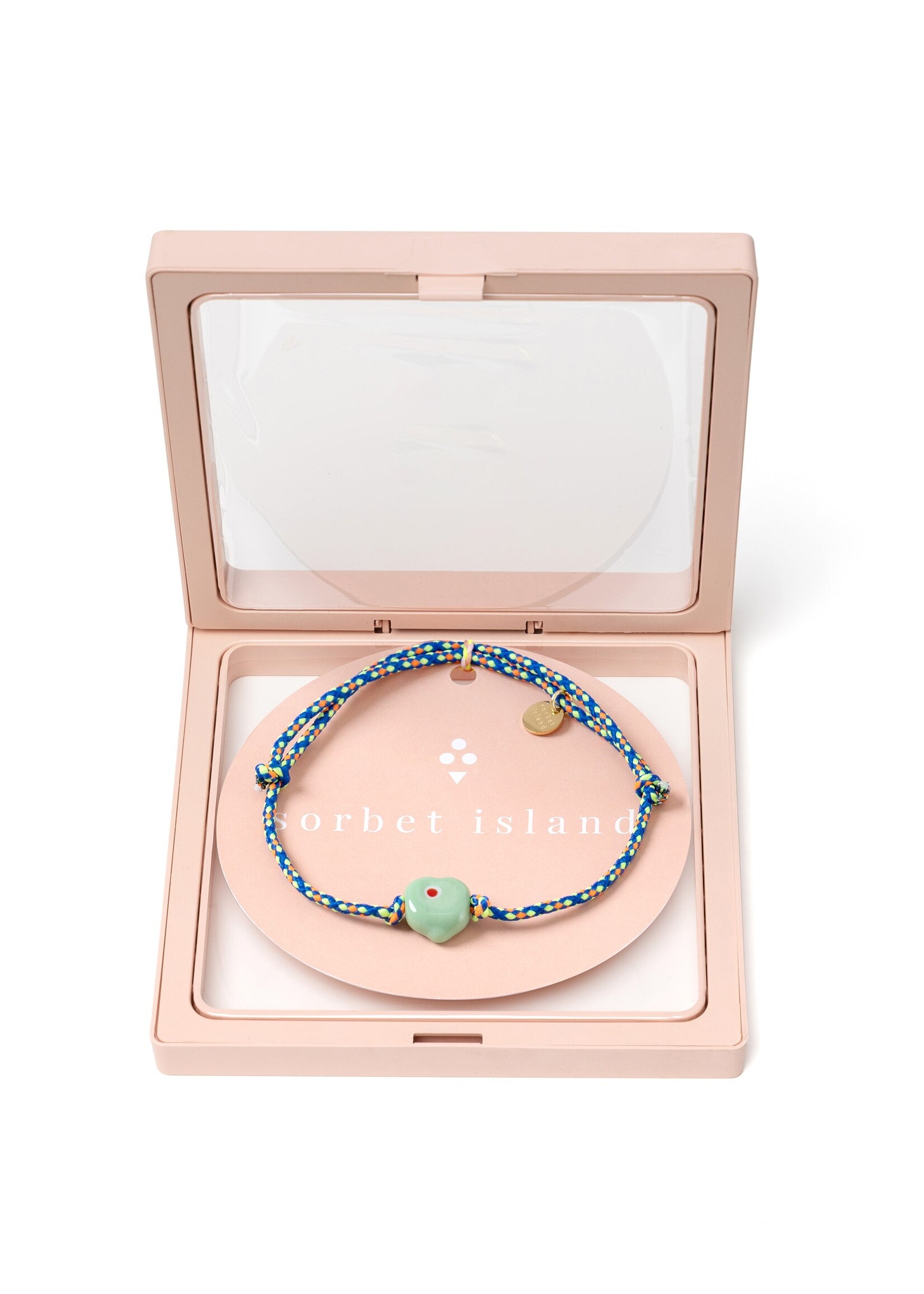 Sorbet Island GUARDIAN HEART GLASS BEADS