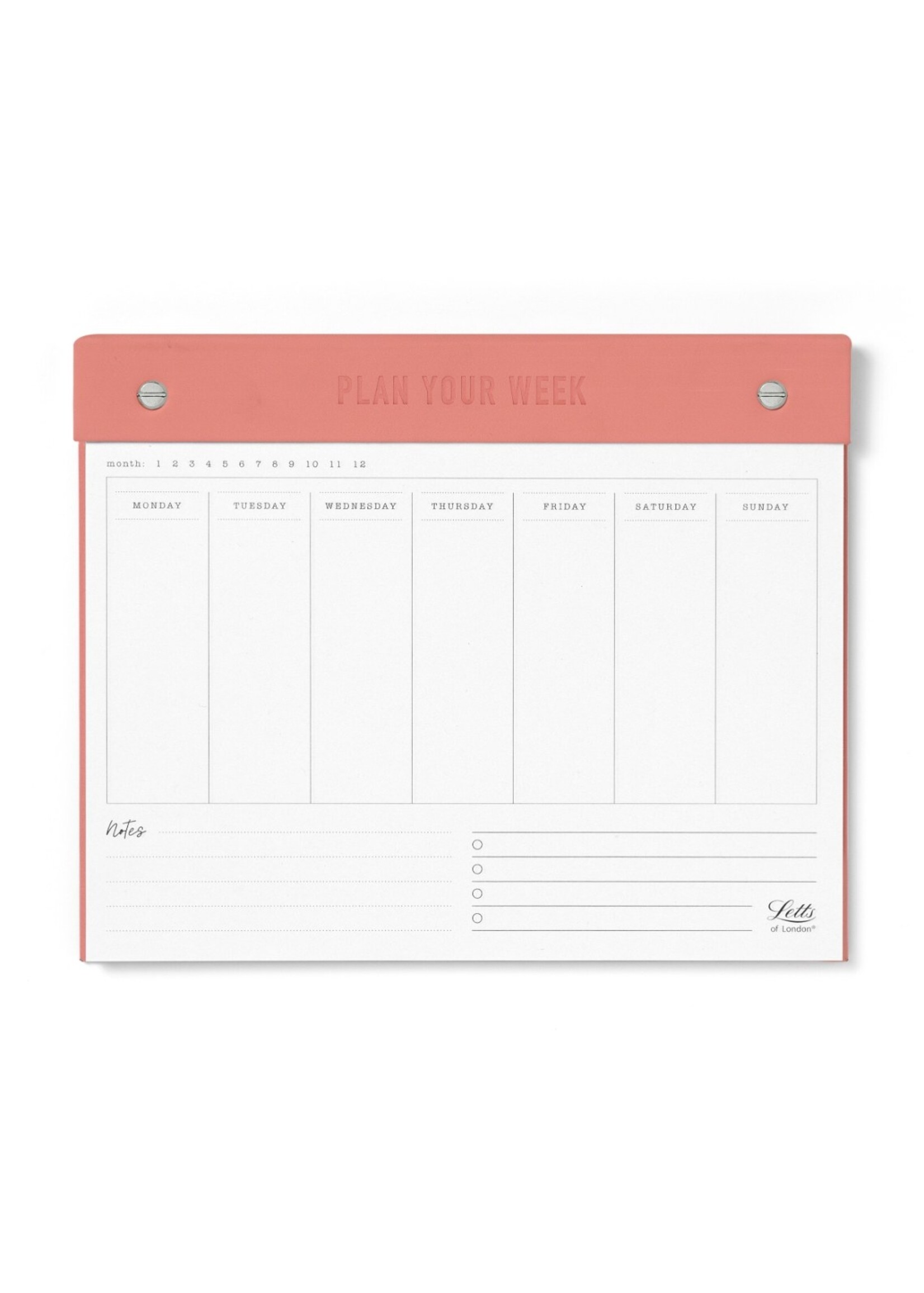Letts by Filofax Conscious Wochenplaner undatiert, Clay