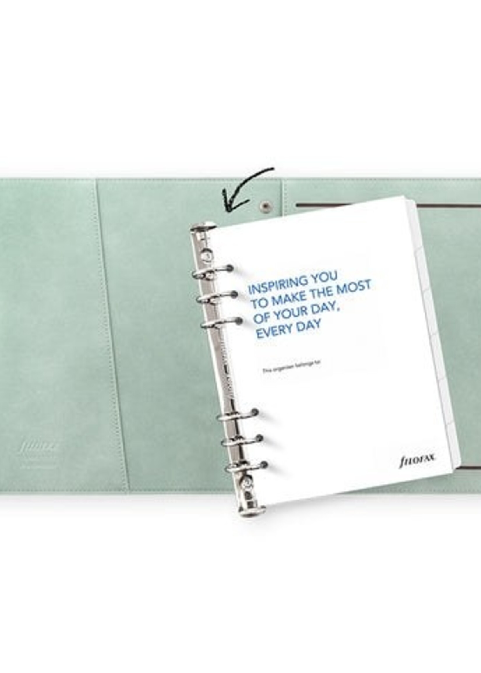 Filofax Domino Soft Organiser A5 Modular, Seagrass