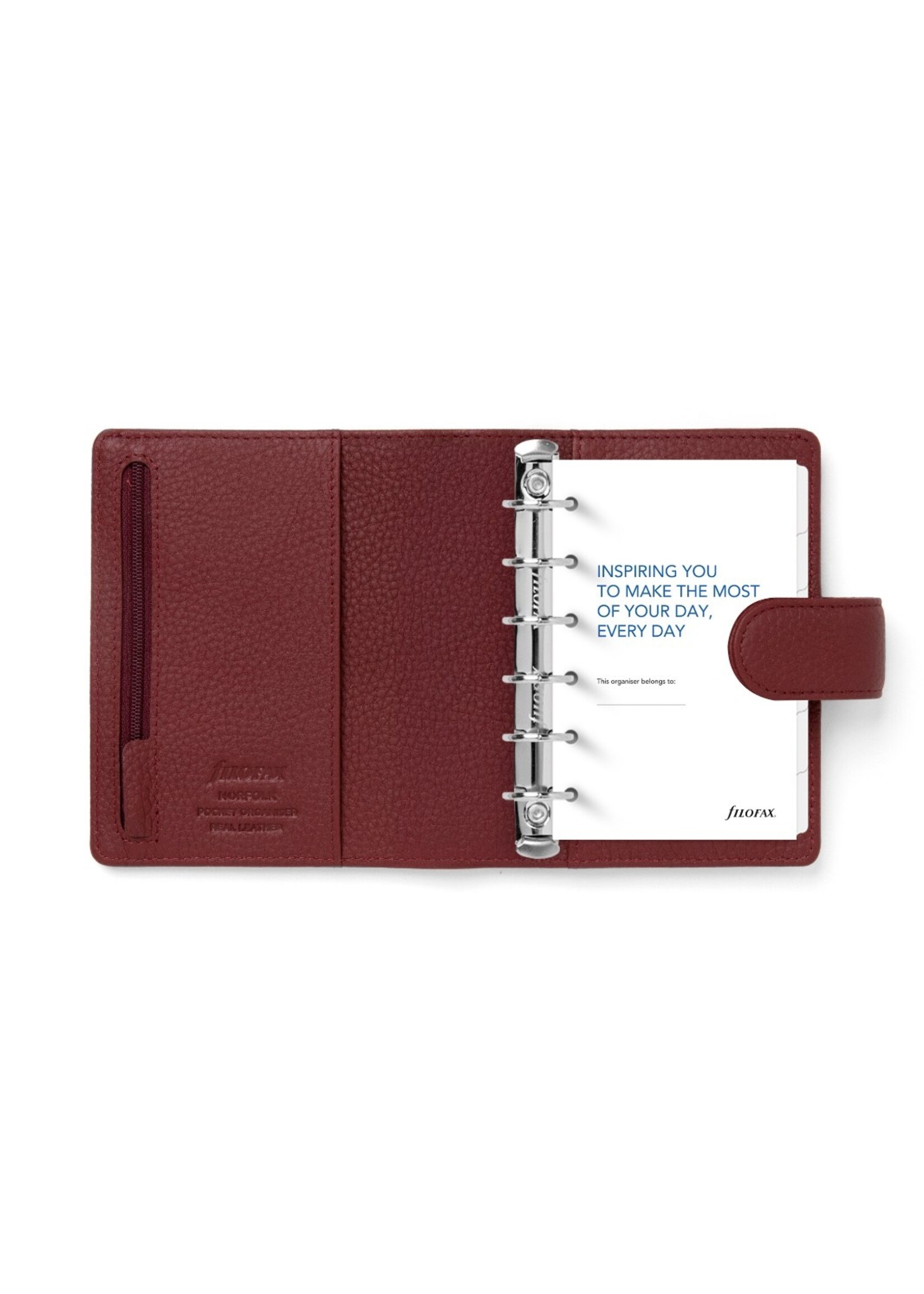 Filofax Norfolk Organiser Pocket Modular, Currant