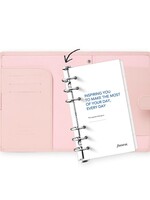 Filofax Saffiano Organiser Personal Modular, Blush