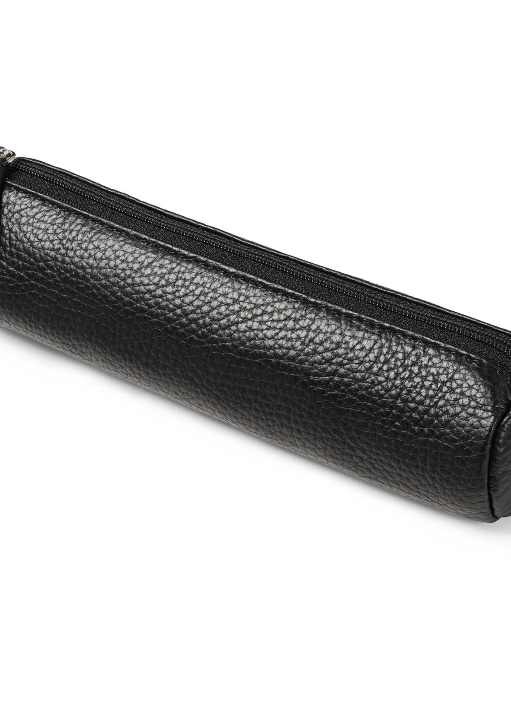 Fabriano Boutique Stifteetui Leder Tubo – Schwarz