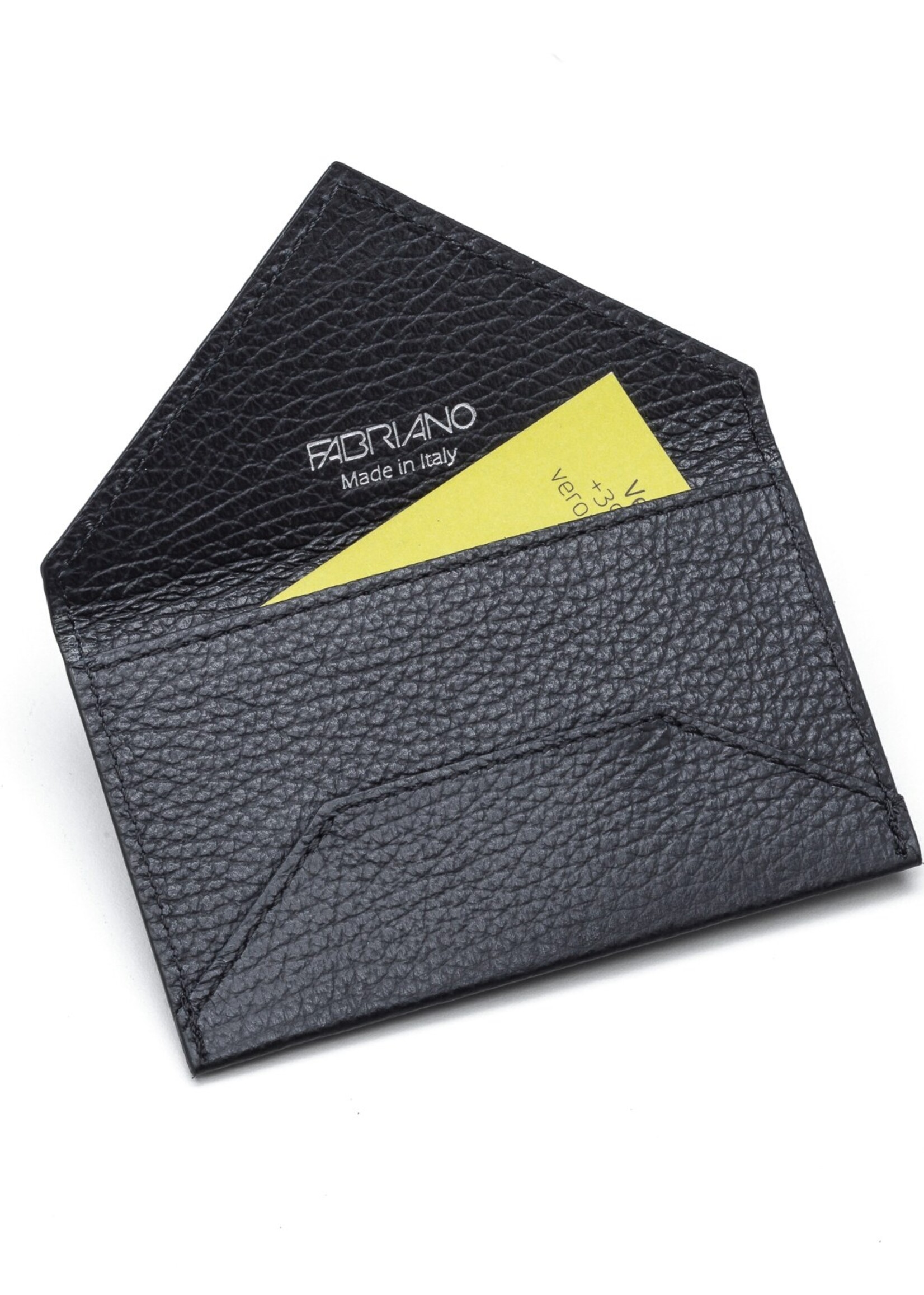 Fabriano Boutique Visitenkartenetui Leder Alex – Schwarz