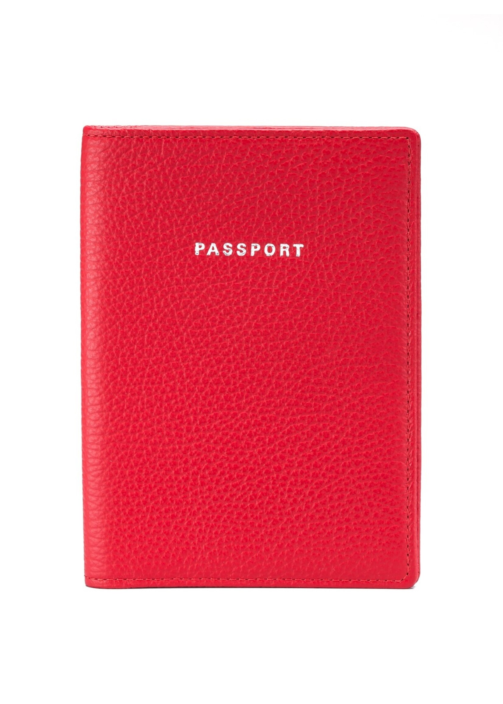 Fabriano Boutique Reisepasshülle Leder 10x14 – Rot