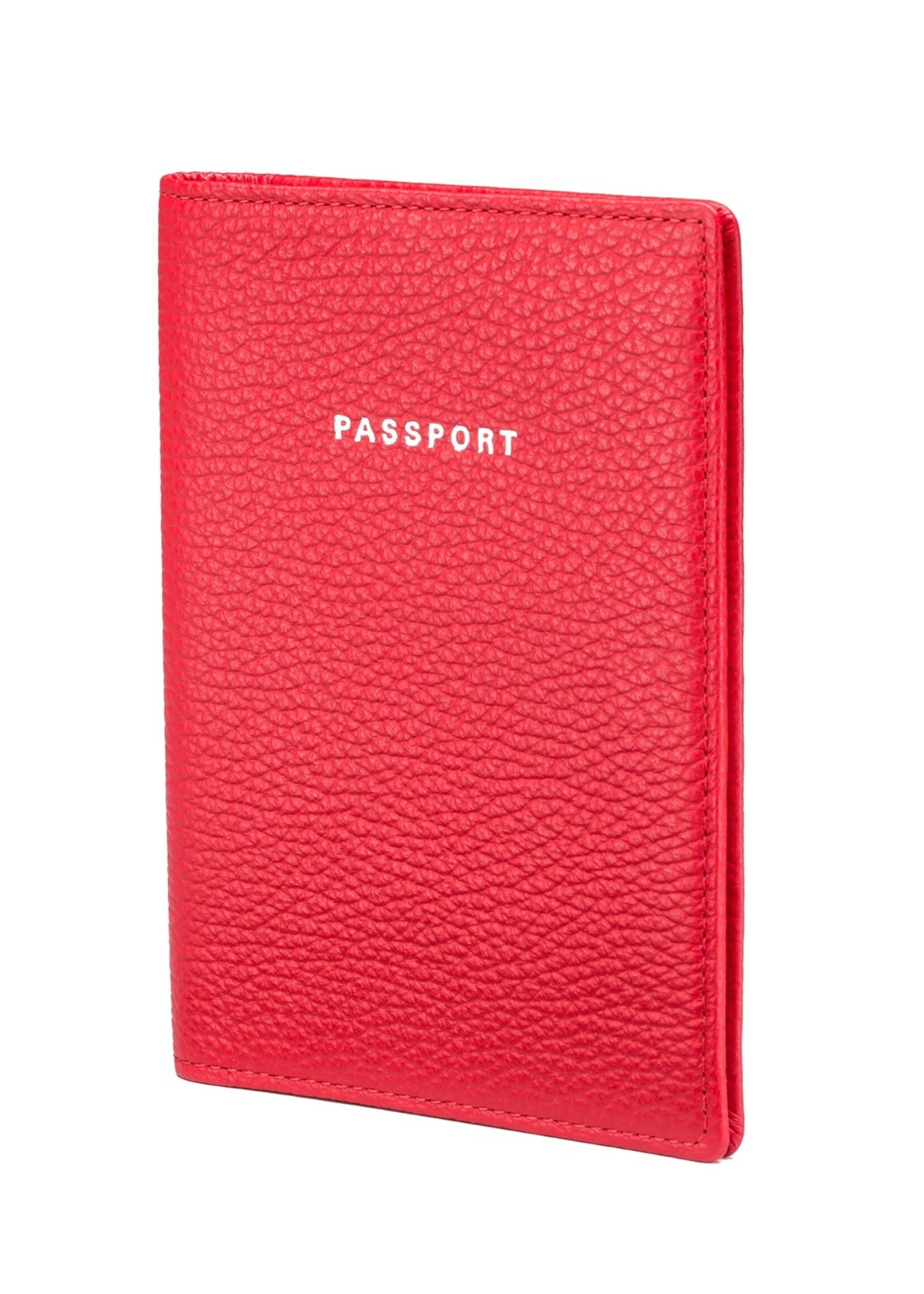 Fabriano Boutique Reisepasshülle Leder 10x14 – Rot