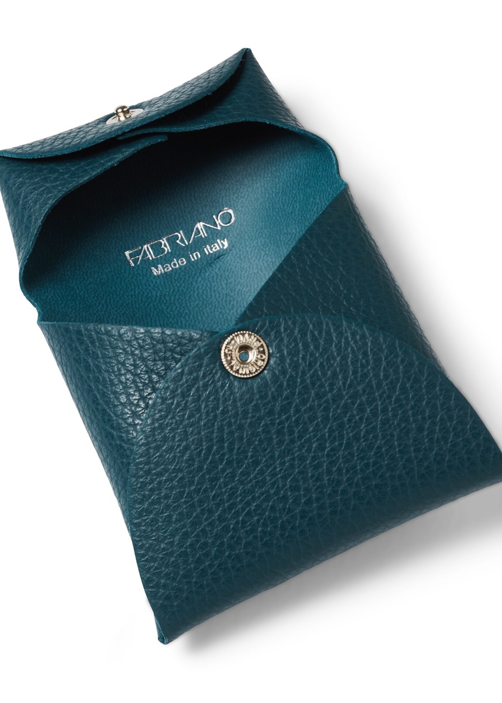 Fabriano Boutique Münzbörse Leder Bomb – Petrol