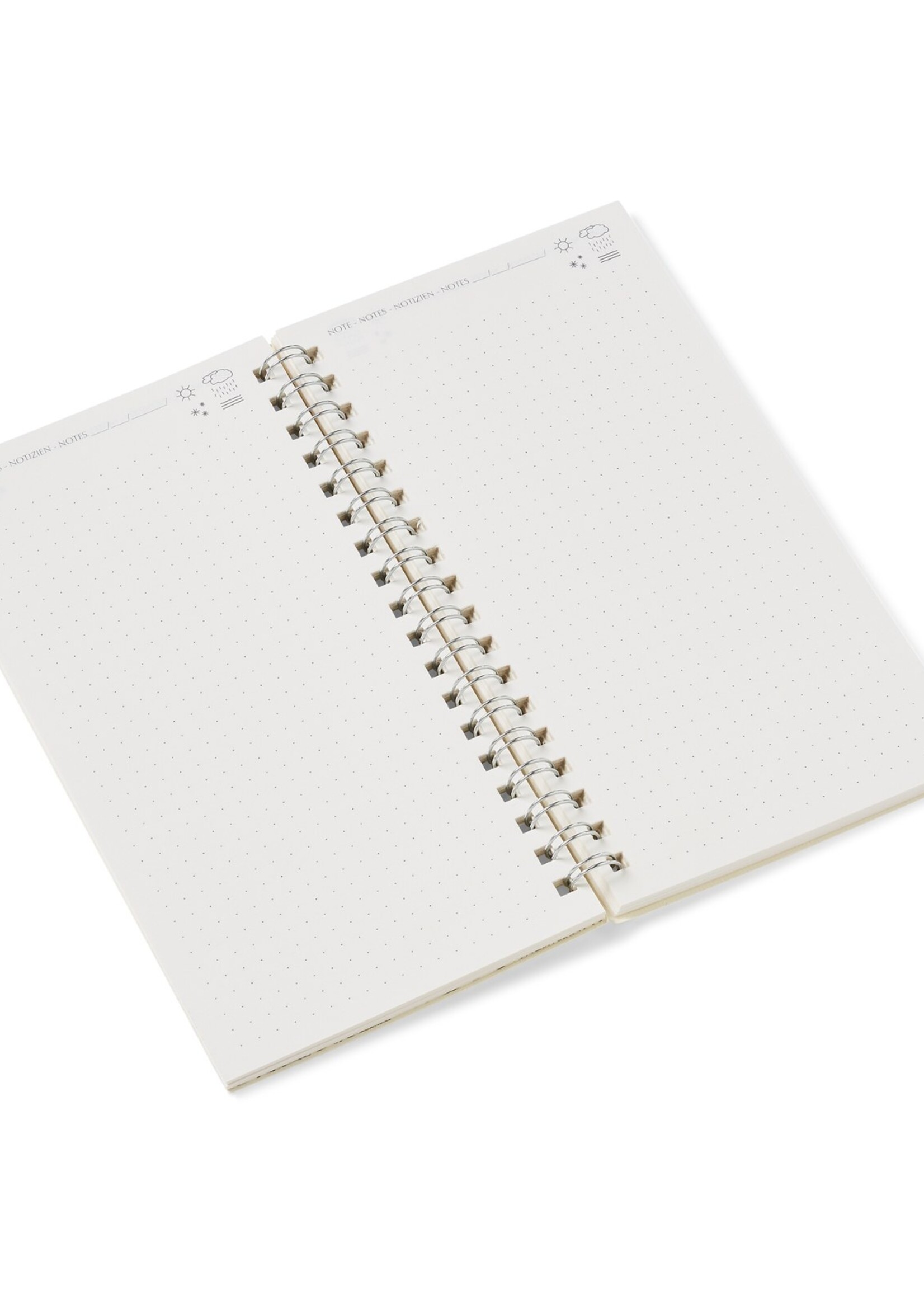 Fabriano Boutique Nachfüllheft Leder-Notizbuch – 10x17,5 cm, gepunktet