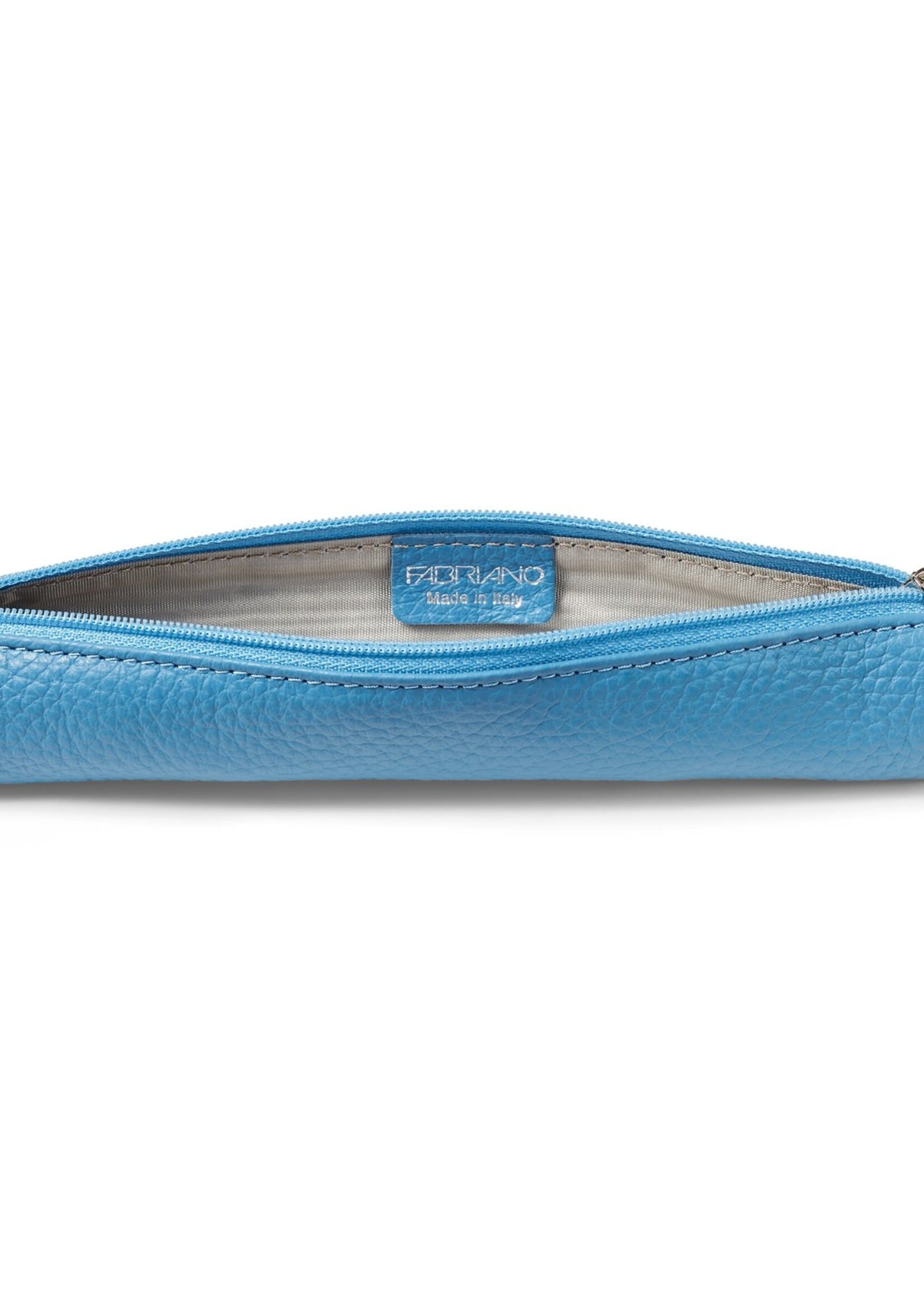 Fabriano Boutique Stifteetui Leder Tubino – Hellblau