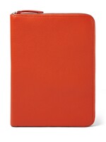 Fabriano Boutique Schreibblockhülle Leder A5 – Tra-Well mit Zip, Orange