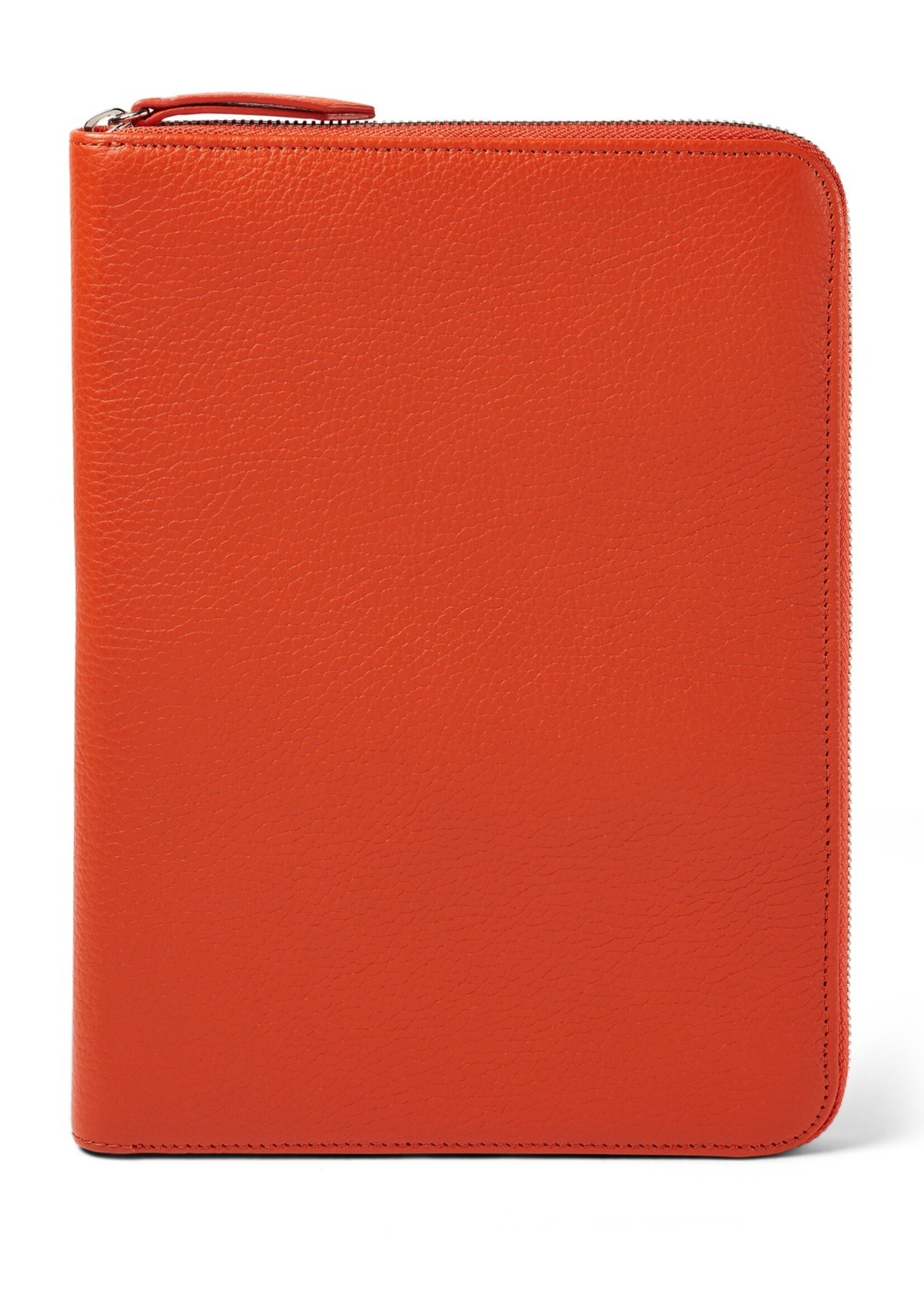 Fabriano Boutique Schreibblockhülle Leder A5 – Tra-Well mit Zip, Orange