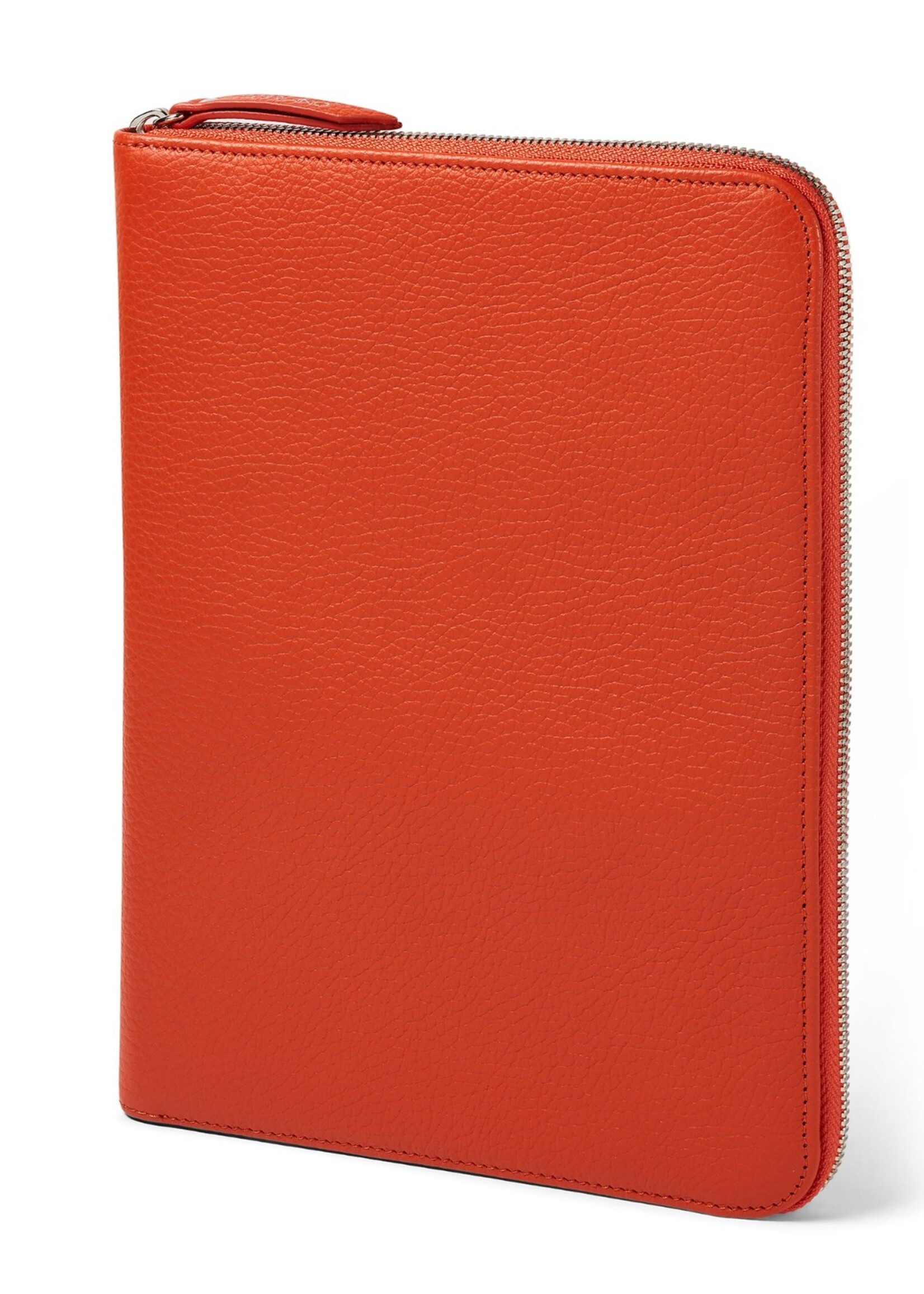 Fabriano Boutique Schreibblockhülle Leder A5 – Tra-Well mit Zip, Orange
