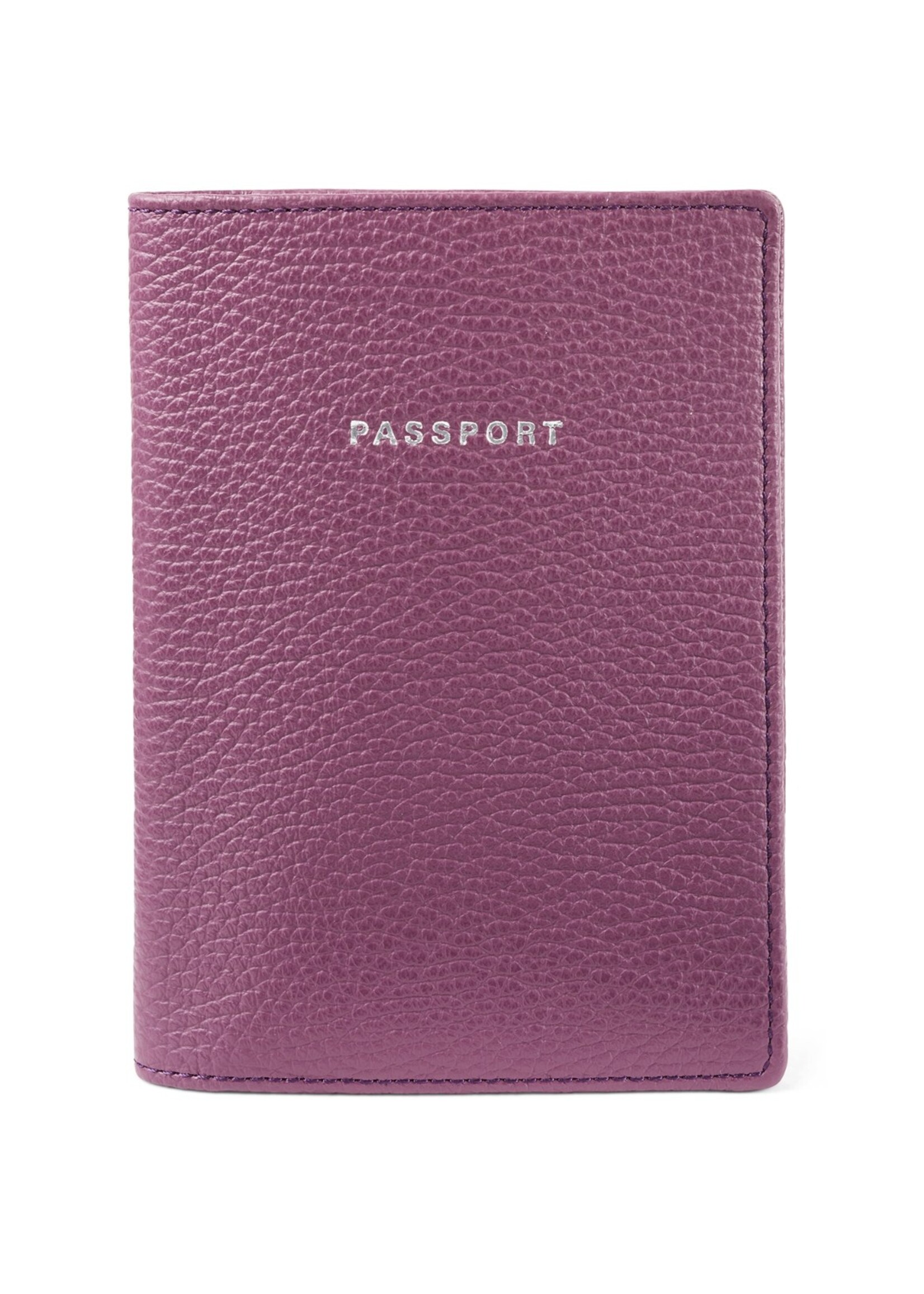 Fabriano Boutique Reisepasshülle Leder 10x14 – Violett