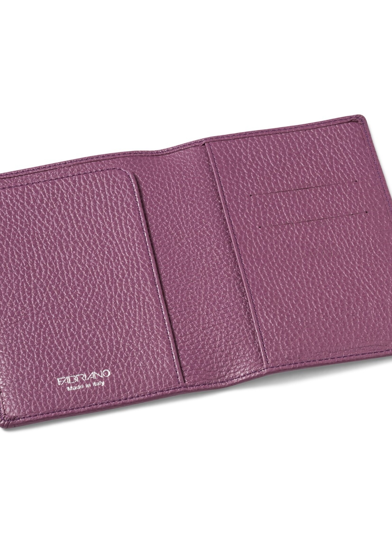 Fabriano Boutique Reisepasshülle Leder 10x14 – Violett