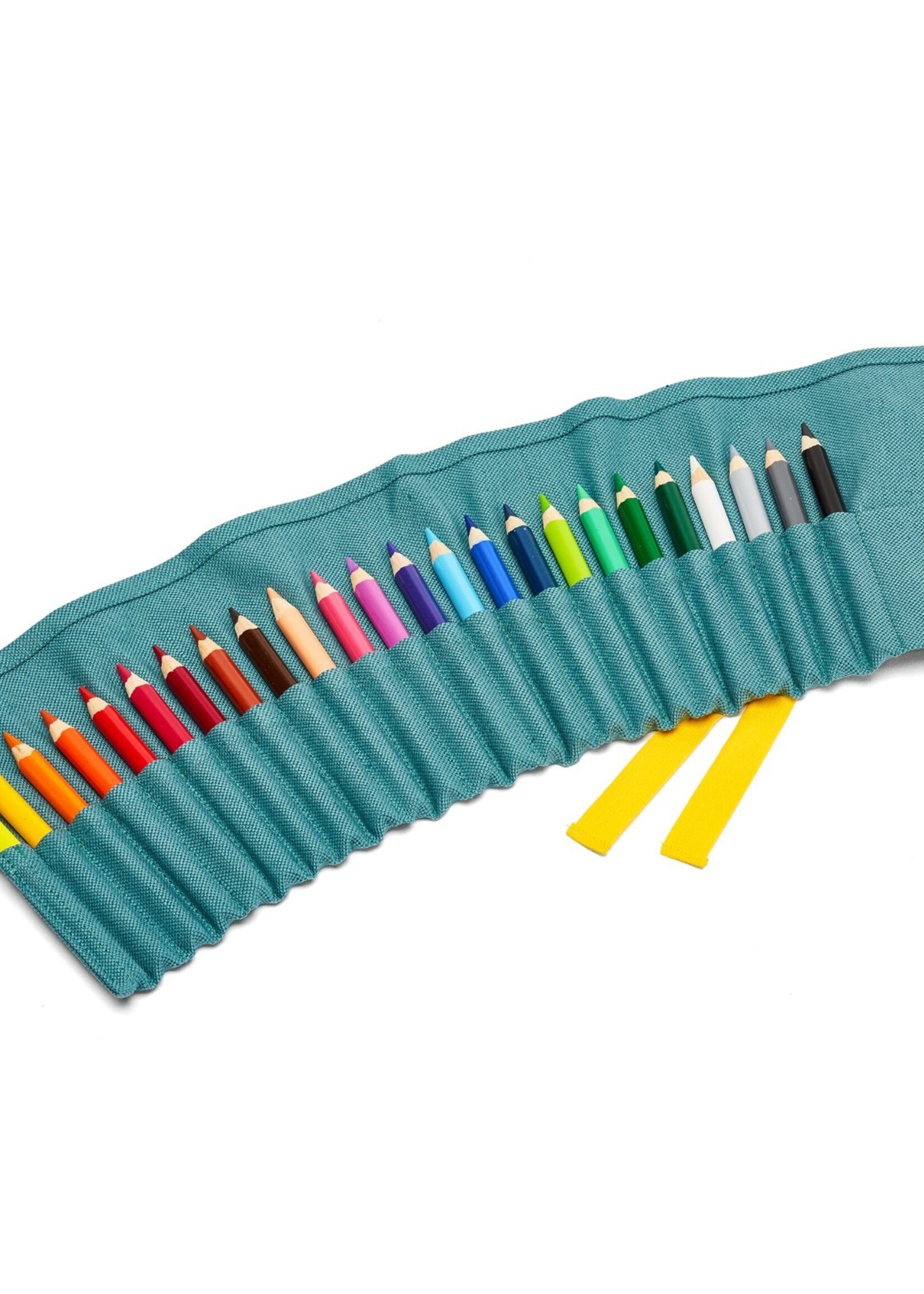 Fabriano Boutique Stifterolle 24 Buntstifte – Leinen, Aquamarin