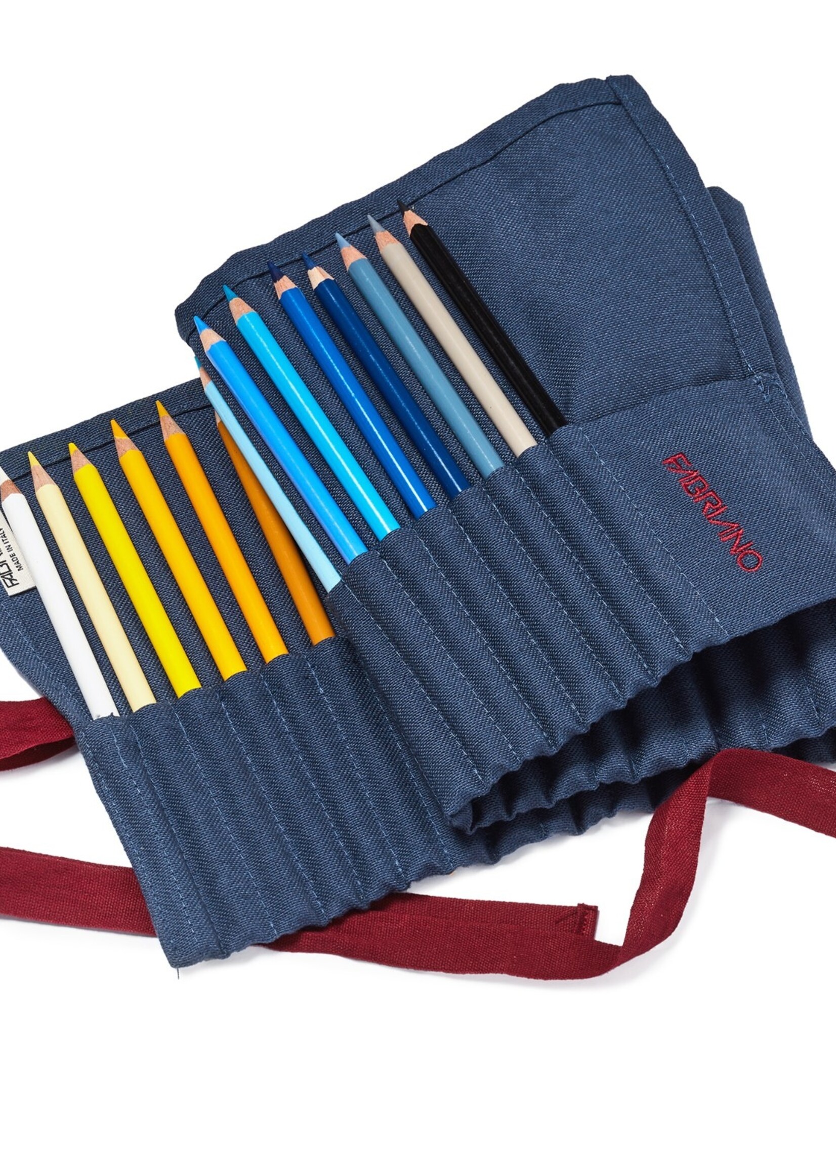 Fabriano Boutique Stifterolle 36 Aquarellstifte – Blau
