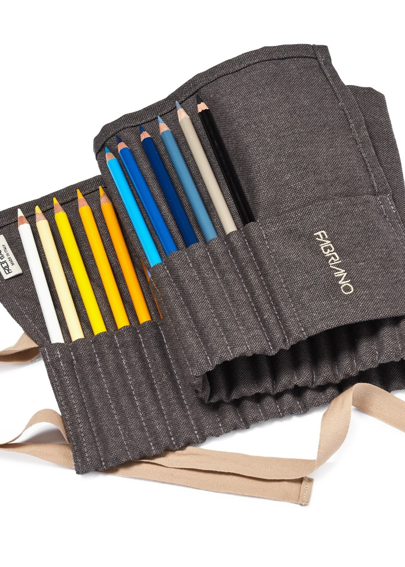 Fabriano Boutique Stifterolle 36 Aquarellstifte – Dunkelbraun
