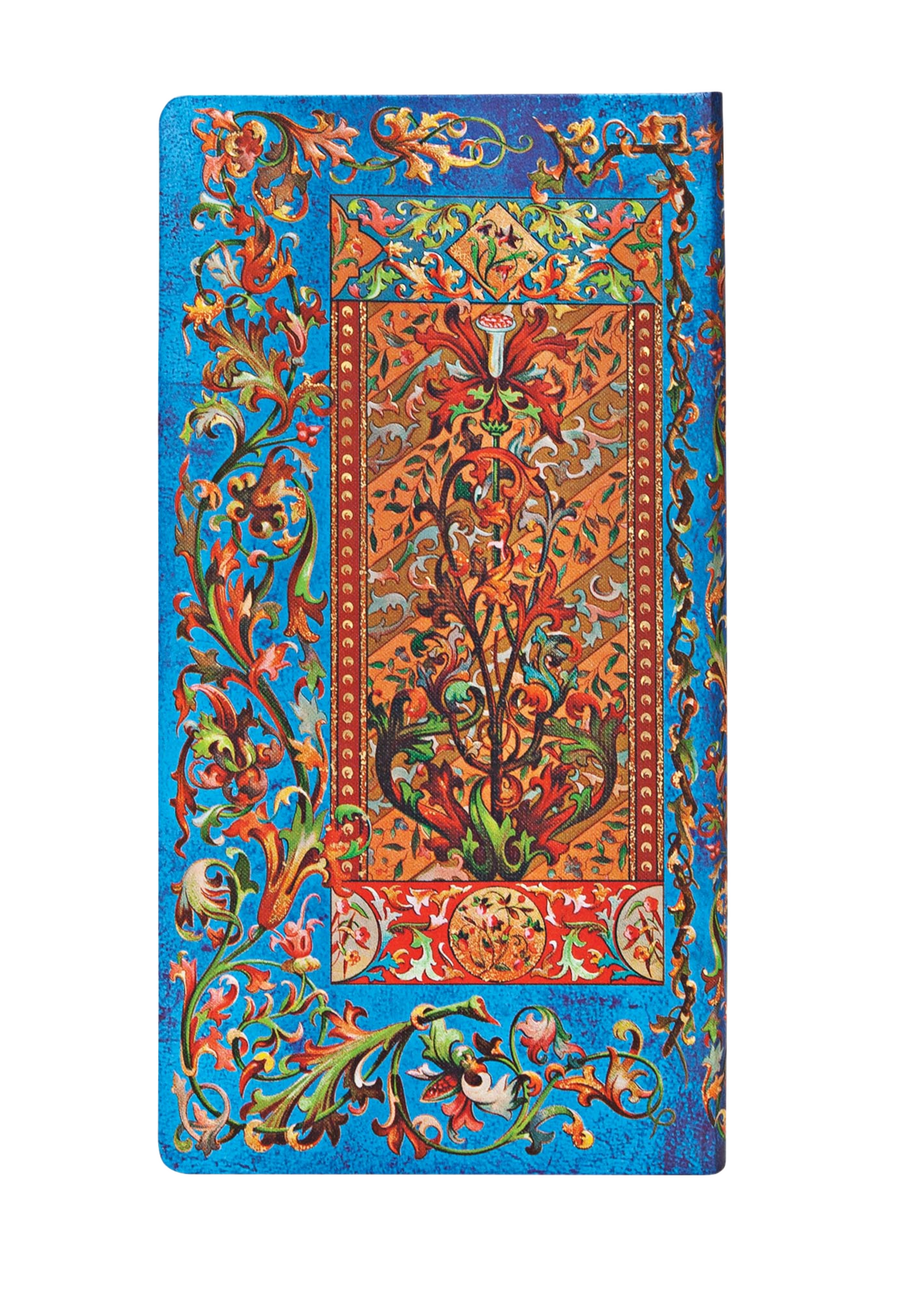 Paperblanks Notizbuch Delphinium, Schlank – Florentiner Kaskade