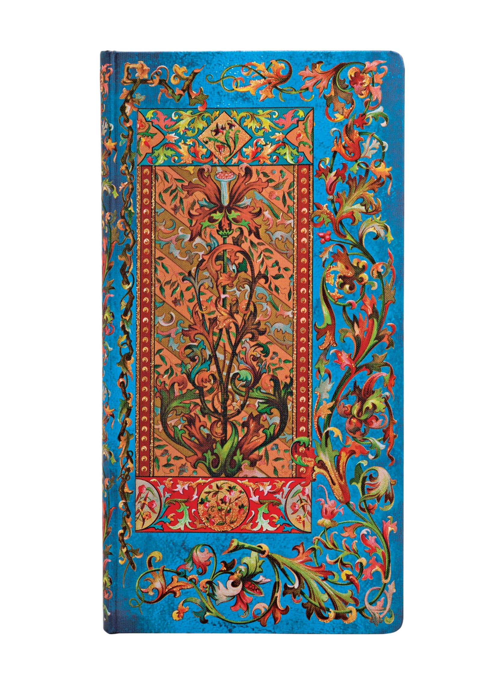 Paperblanks Notizbuch Delphinium, Schlank – Florentiner Kaskade