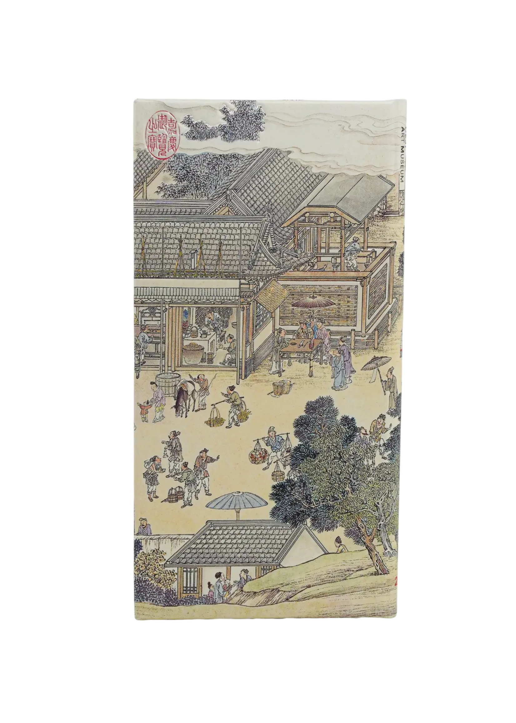 Paperblanks 12-Monatskalender 2027 Goldenes Zeitalter der Prosperität, Schlank, Verso – Ein Zeitalter in Jinling