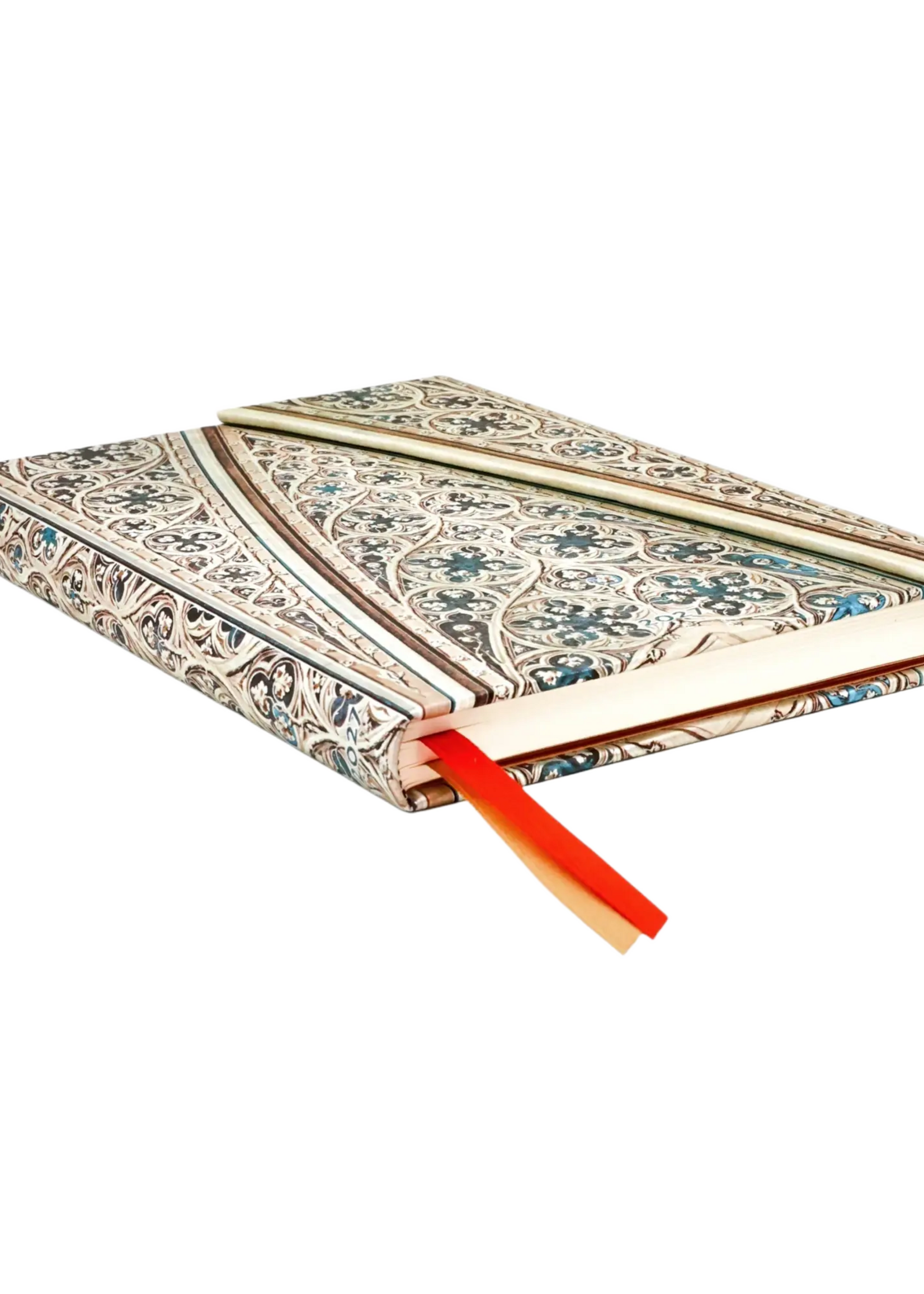 Paperblanks 12-Monatskalender 2027 Gewölbe des Mailänder Doms, Midi, Verso