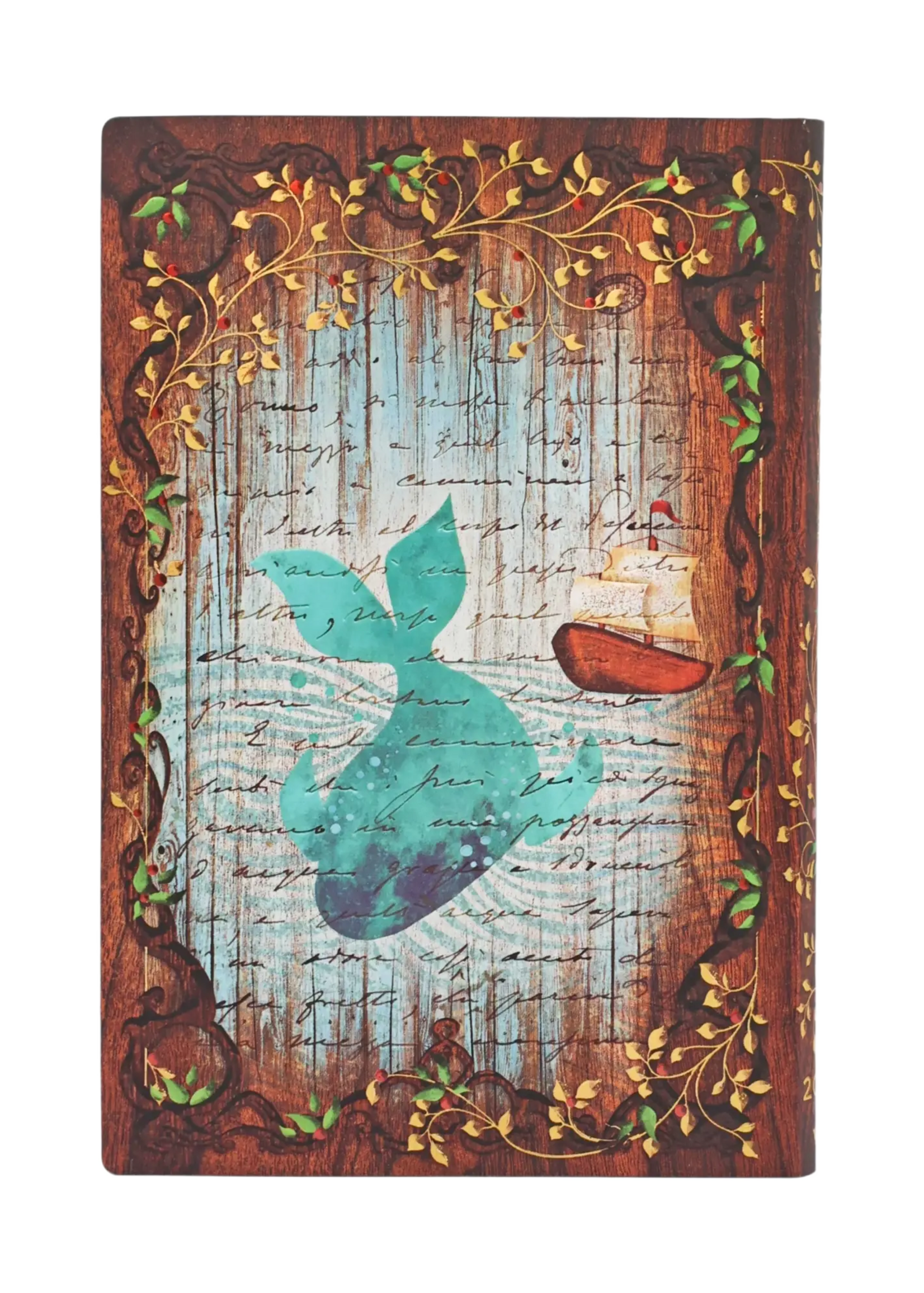 Paperblanks 12-Monatskalender 2027 Carlo Collodi, Pinocchio, Mini, Horizontal, Softcover – Märchenkollektion
