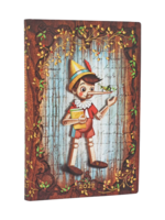 Paperblanks 12-Monatskalender 2027 Carlo Collodi, Pinocchio, Mini, Horizontal, Softcover
