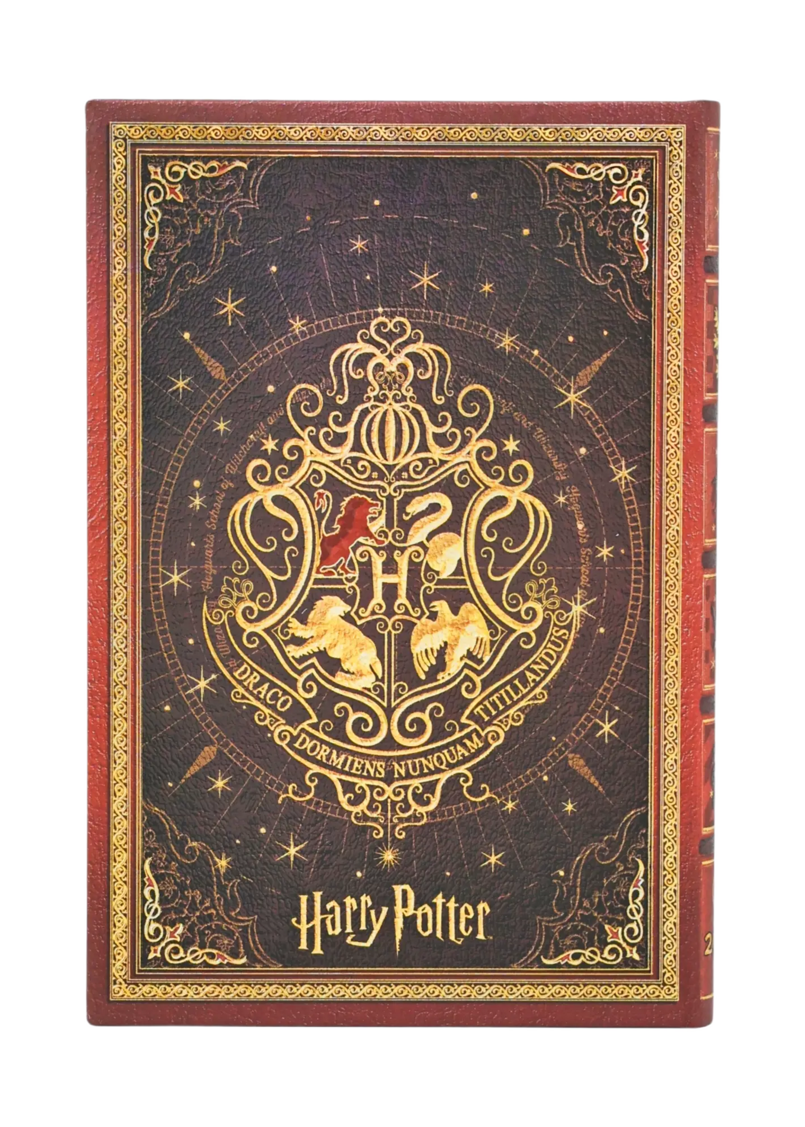 Paperblanks 12-Monatskalender 2027 Gryffindor, Mini, Horizontal – Harry Potter-Kollektion