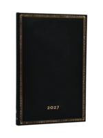 Paperblanks 12-Monatskalender 2027 Black Edition, Maxi, Horizontal
