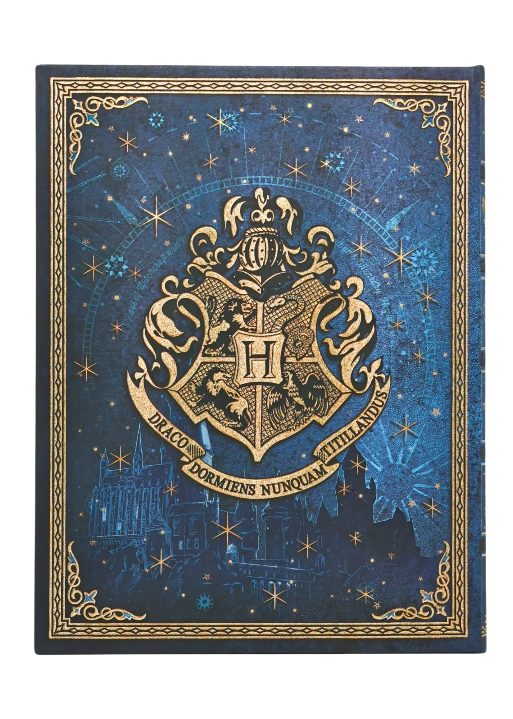 Paperblanks 12-Monatskalender 2027 Legenden von Hogwarts, Ultra, Vertikal – Harry Potter-Kollektion