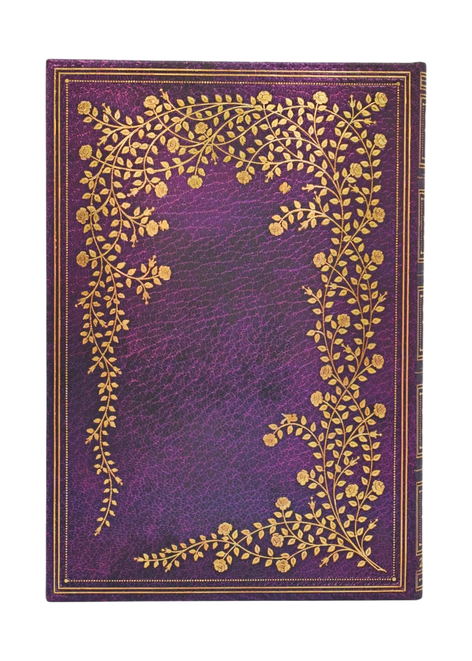 Paperblanks 12-Monatskalender 2027 New York Rose, Midi, Vertikal – Vergoldetes Zeitalter