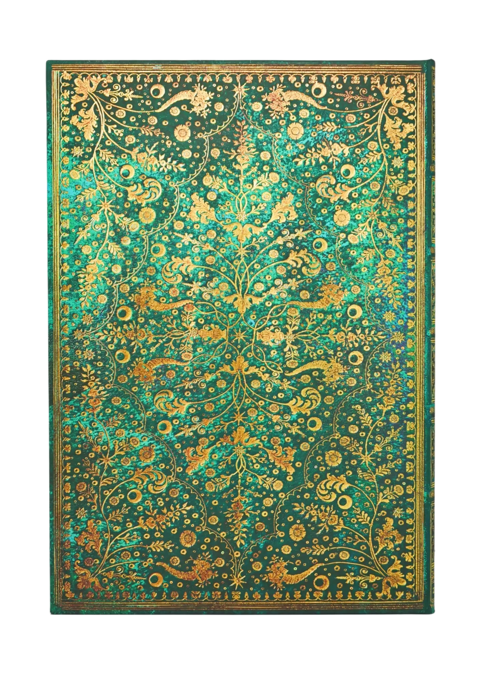 Paperblanks 12-Monatskalender 2027 Smaragdblume, Grande, Vertikal – Anmut der Natur