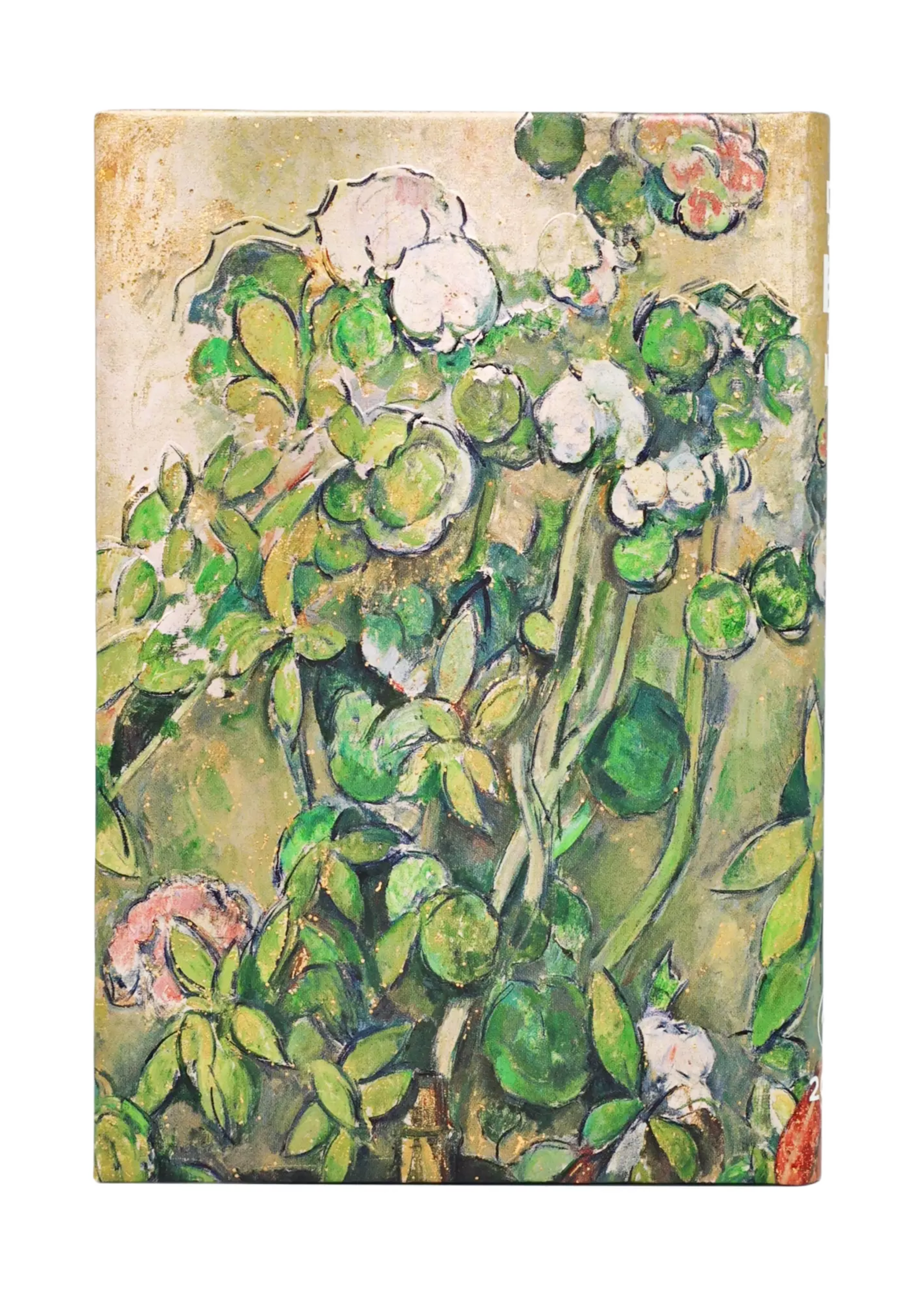 Paperblanks 12-Monatskalender 2027 Cezannes Terrakotta-Töpfe und Blumen, Mini, Verso