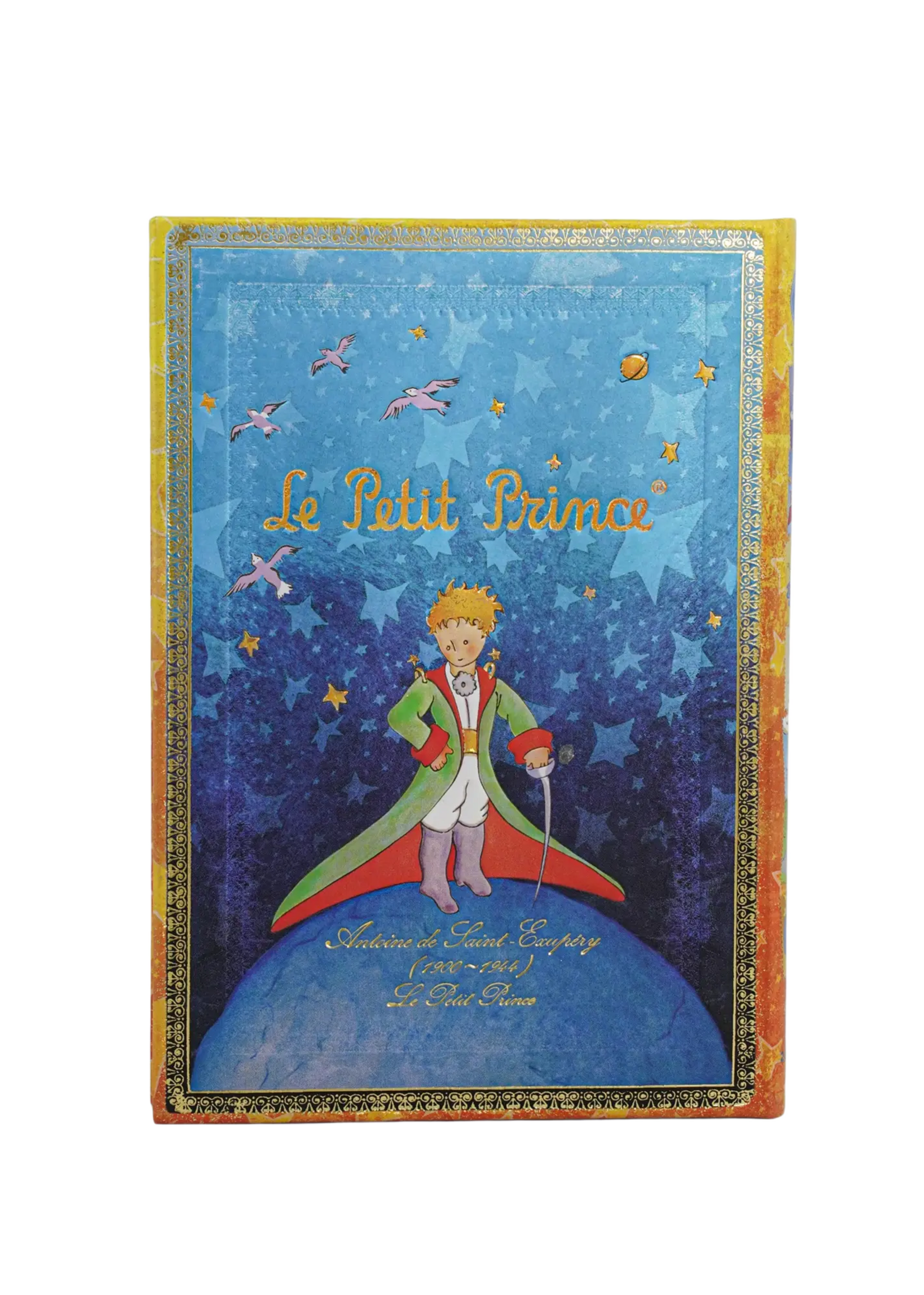 Paperblanks 18-Monatskalender 2027 Saint-Exupéry, Der kleine Prinz, Midi, Horizontal – Faszinierende Handschriften