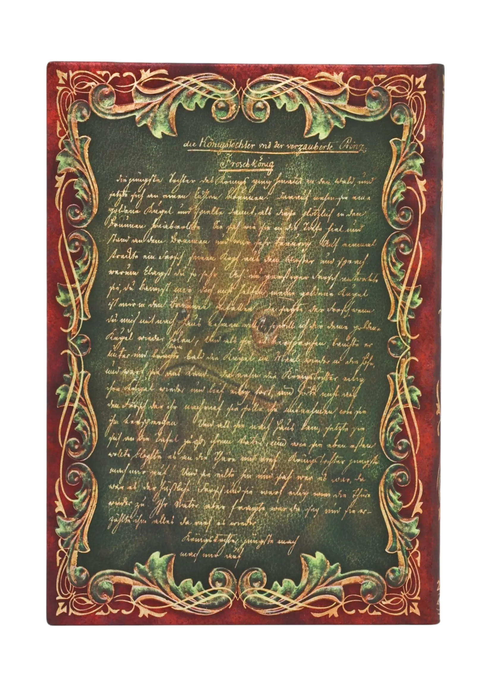 Paperblanks 12-Monatskalender 2027 Die Brüder Grimm, Froschkönig, Midi, Horizontal – Märchenkollektion