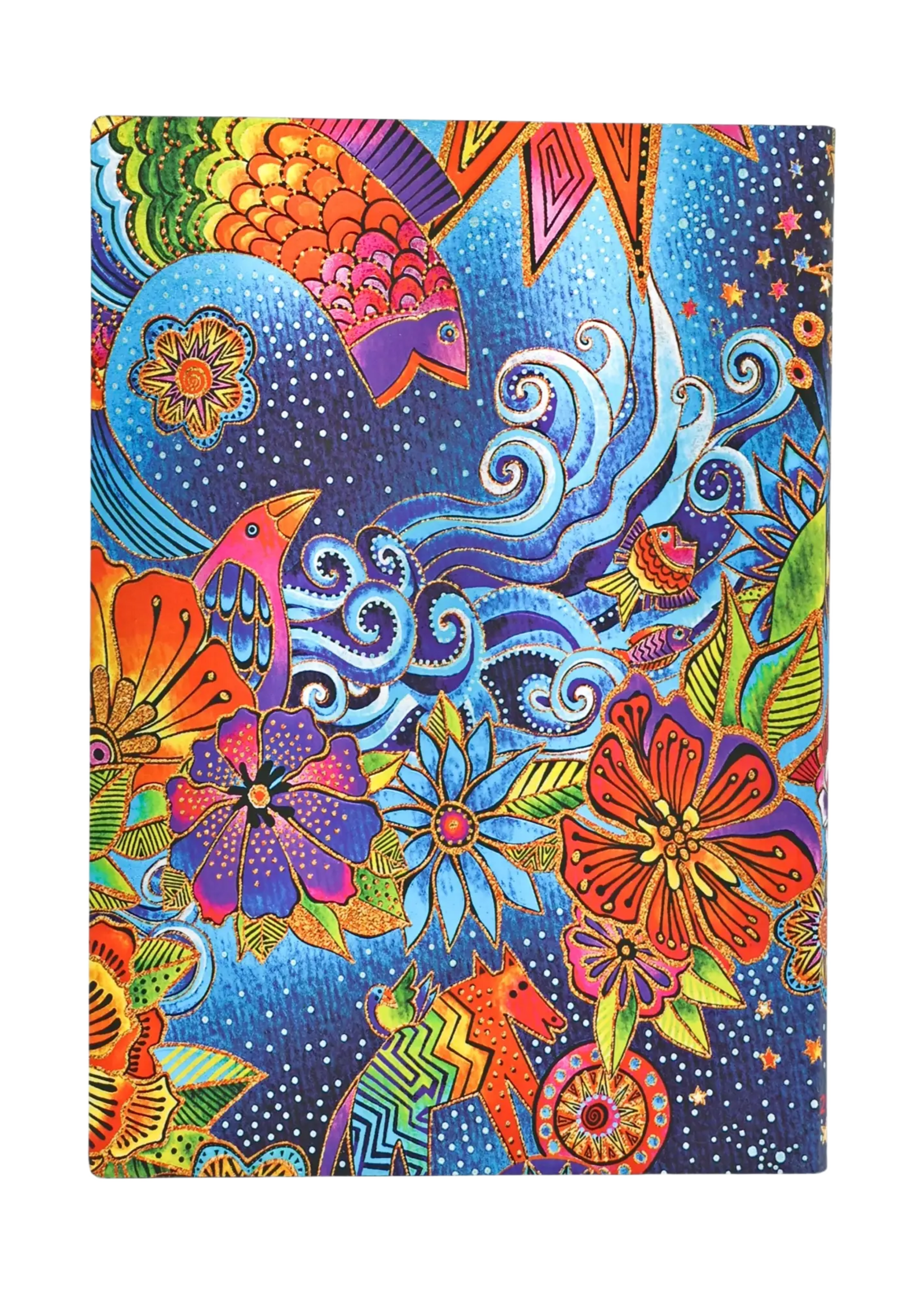Paperblanks 12-Monatskalender 2027 Himmlische Magie, Midi, Horizontal, Softcover – Ausgefallene Kreationen