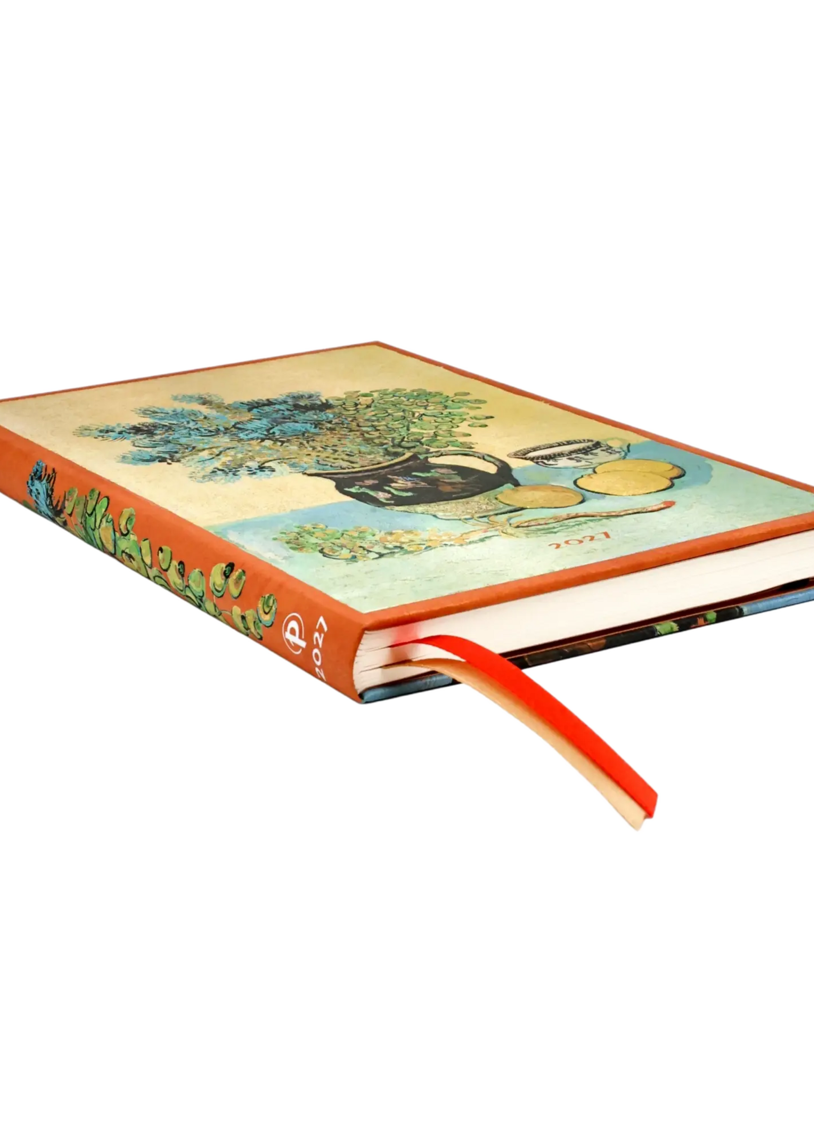 Paperblanks 12-Monatskalender 2027 Van Goghs Stillleben, Maxi, Horizontal