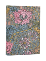 Paperblanks 12-Monatskalender 2027 Morris Heckenkirsche in Pink, Maxi, Horizontal, Softcover