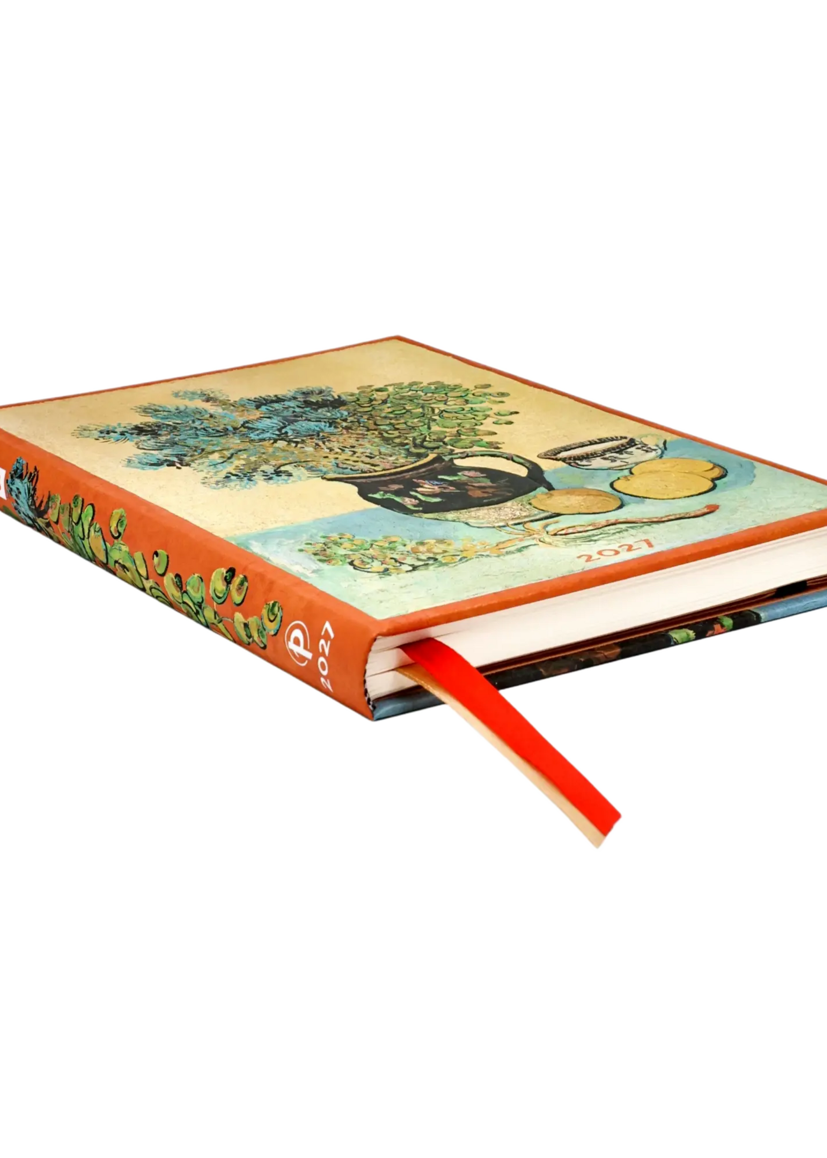 Paperblanks 12-Monatskalender 2027 Van Goghs Stillleben, Midi, Vertikal