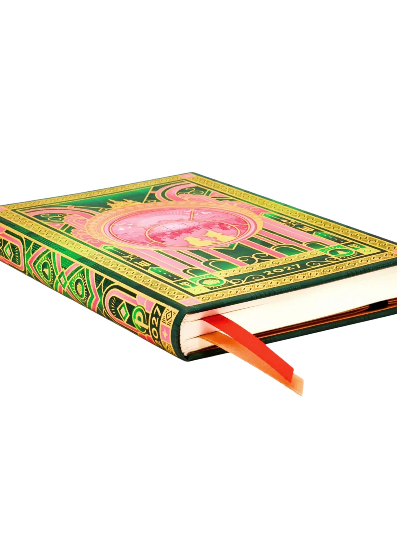 Paperblanks 12-Monatskalender 2027 Die Magie von Wicked, Mini, Horizontal