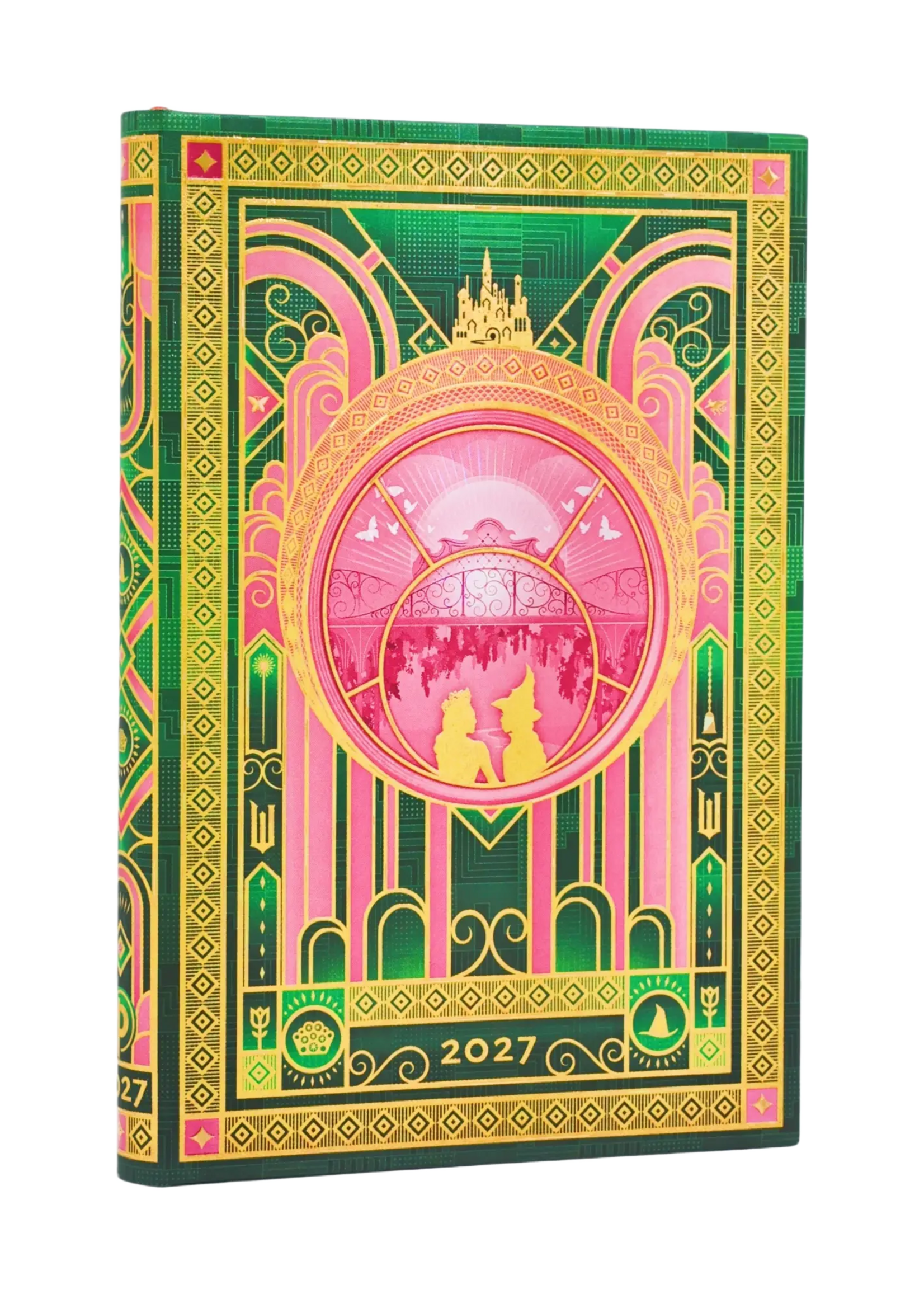 Paperblanks 12-Monatskalender 2027 Die Magie von Wicked, Mini, Horizontal