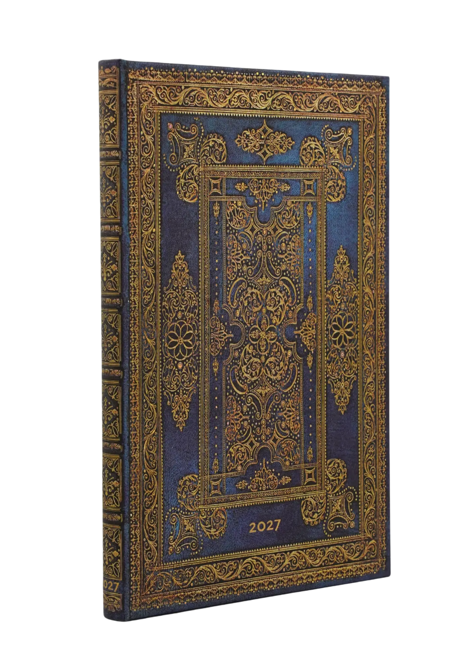 Paperblanks 12-Monatskalender 2027 Blue Luxe, Maxi, Verso – Luxe Design