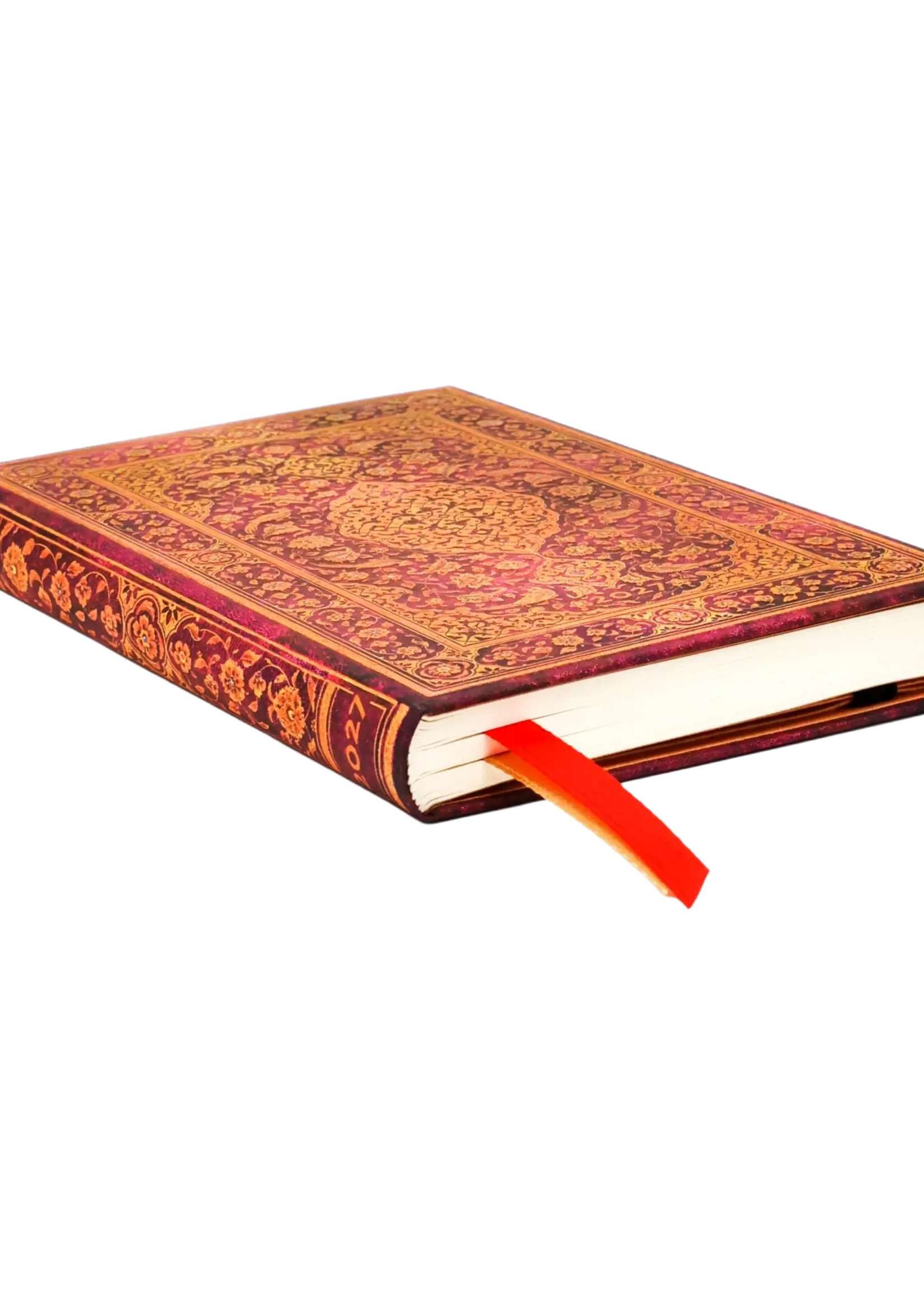 Paperblanks 12-Monatskalender 2027 Der Obstgarten, Mini, Horizontal – Persische Dichtung