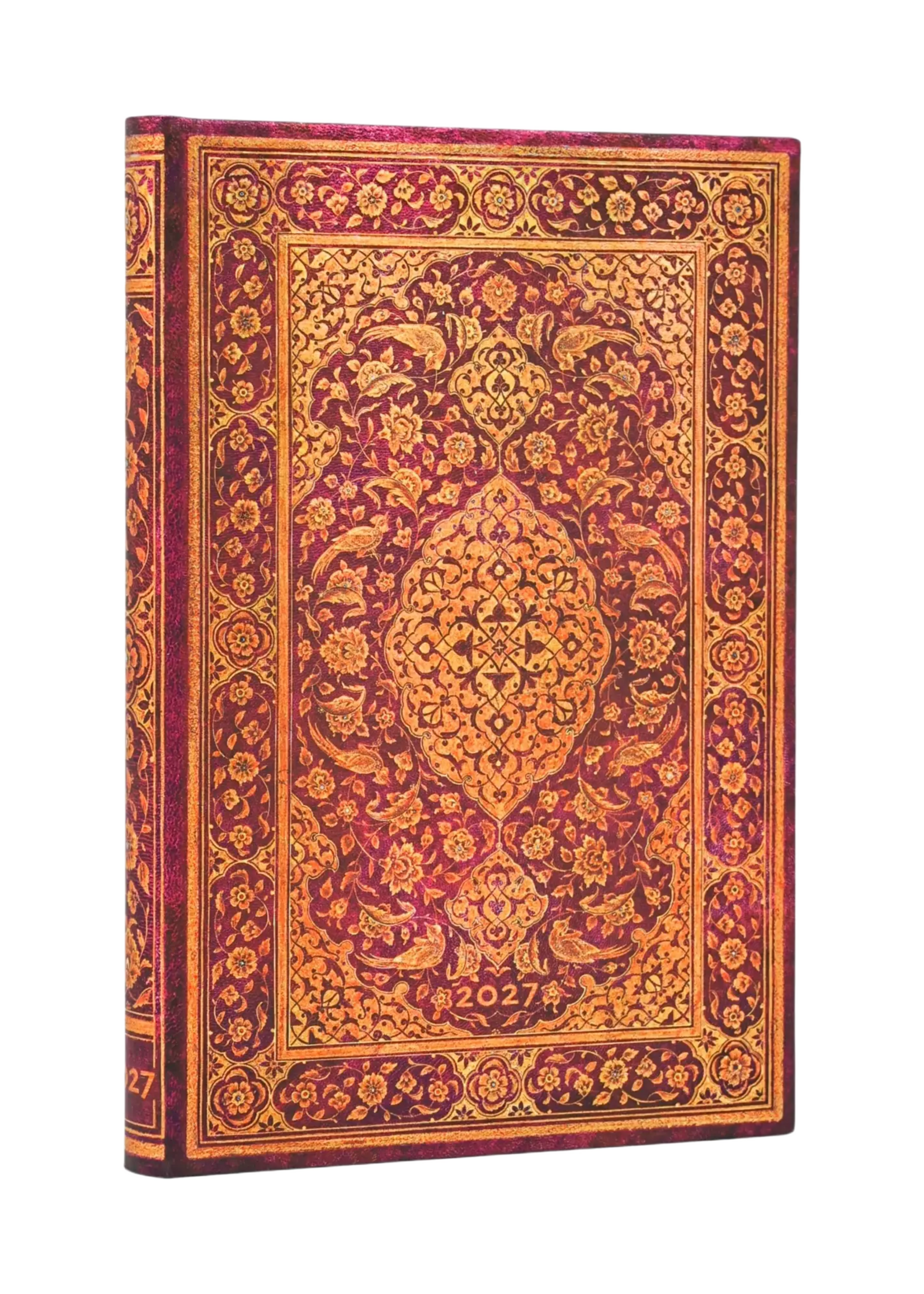 Paperblanks 12-Monatskalender 2027 Der Obstgarten, Mini, Horizontal – Persische Dichtung